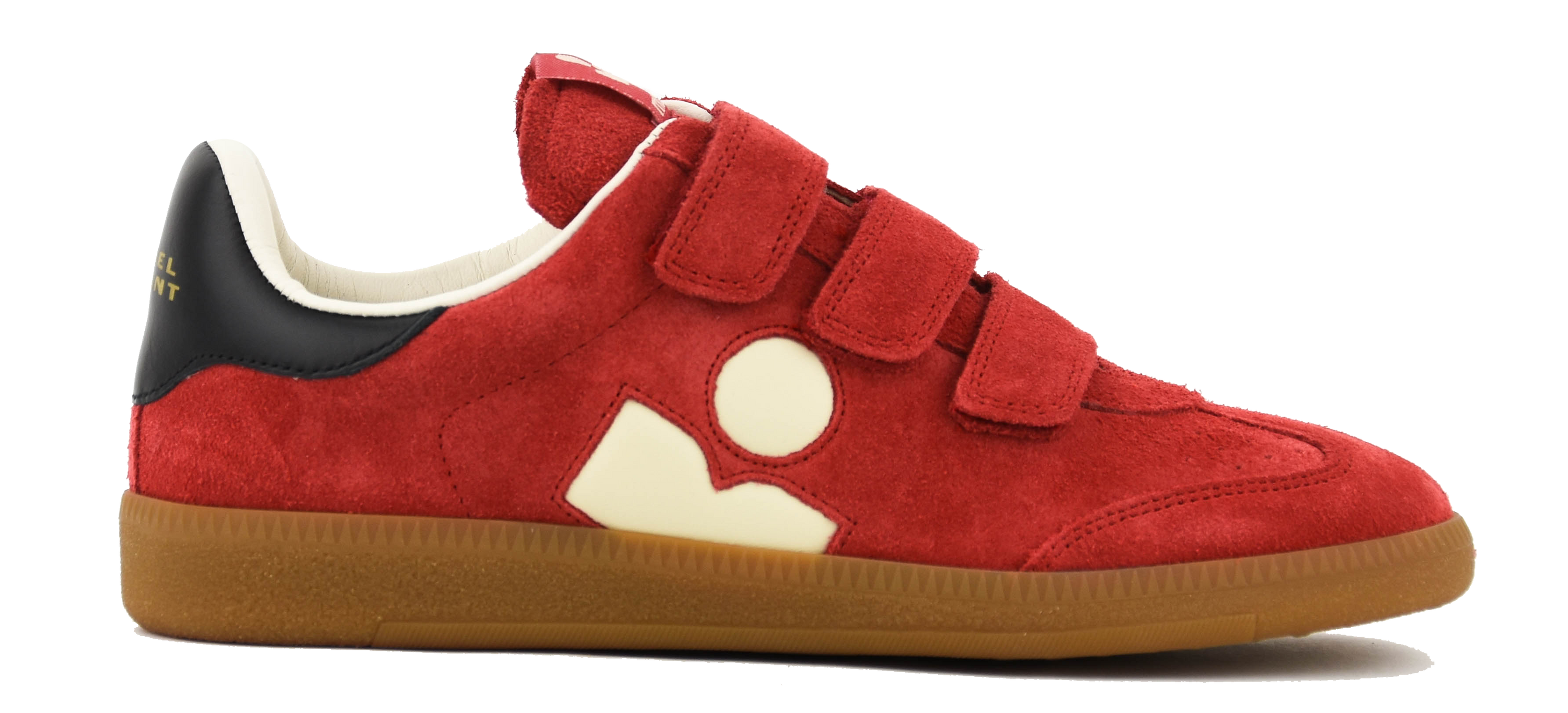 ISABEL MARANT BETH SNEAKER RED BEIGE