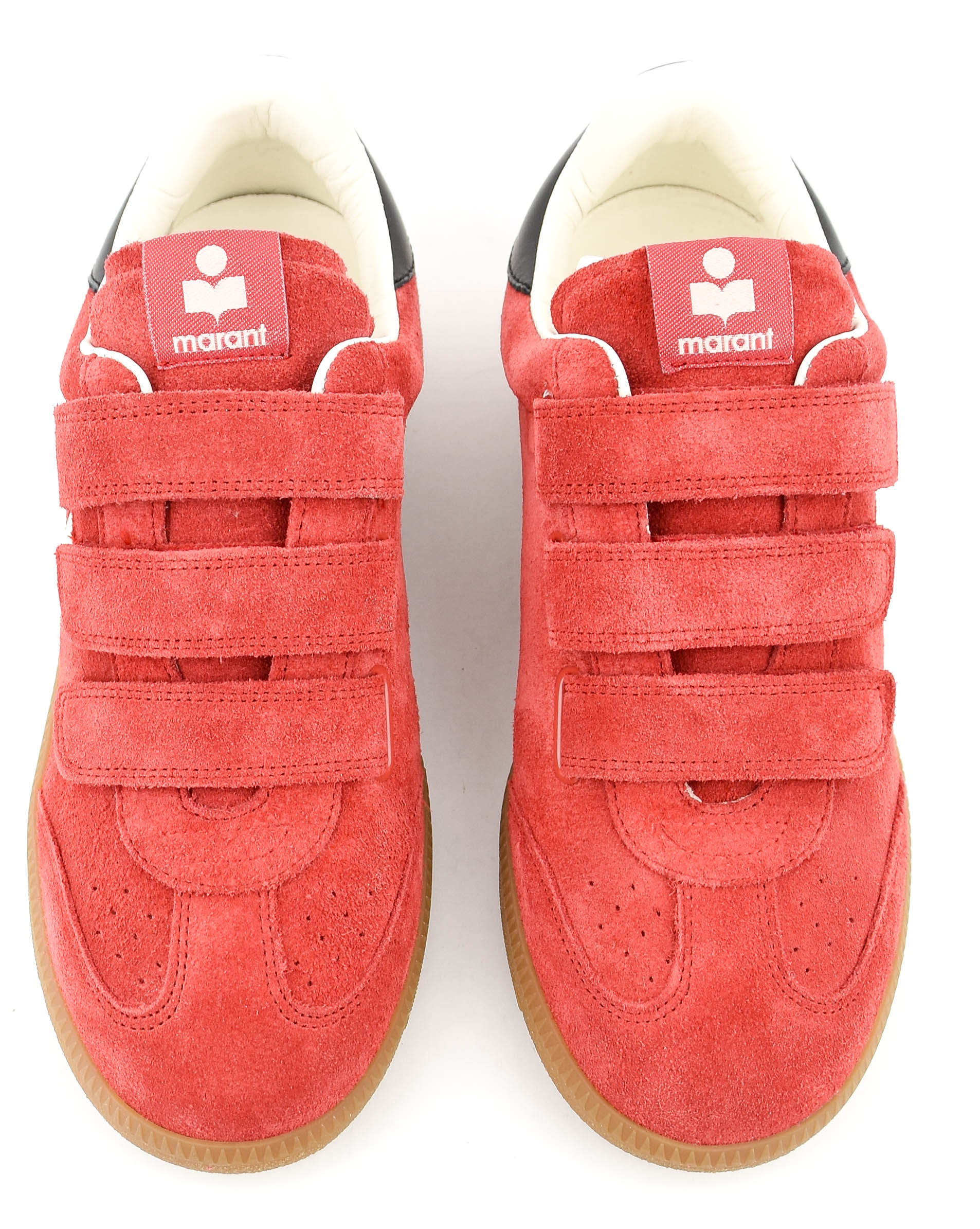 ISABEL MARANT BETH SNEAKER RED BEIGE