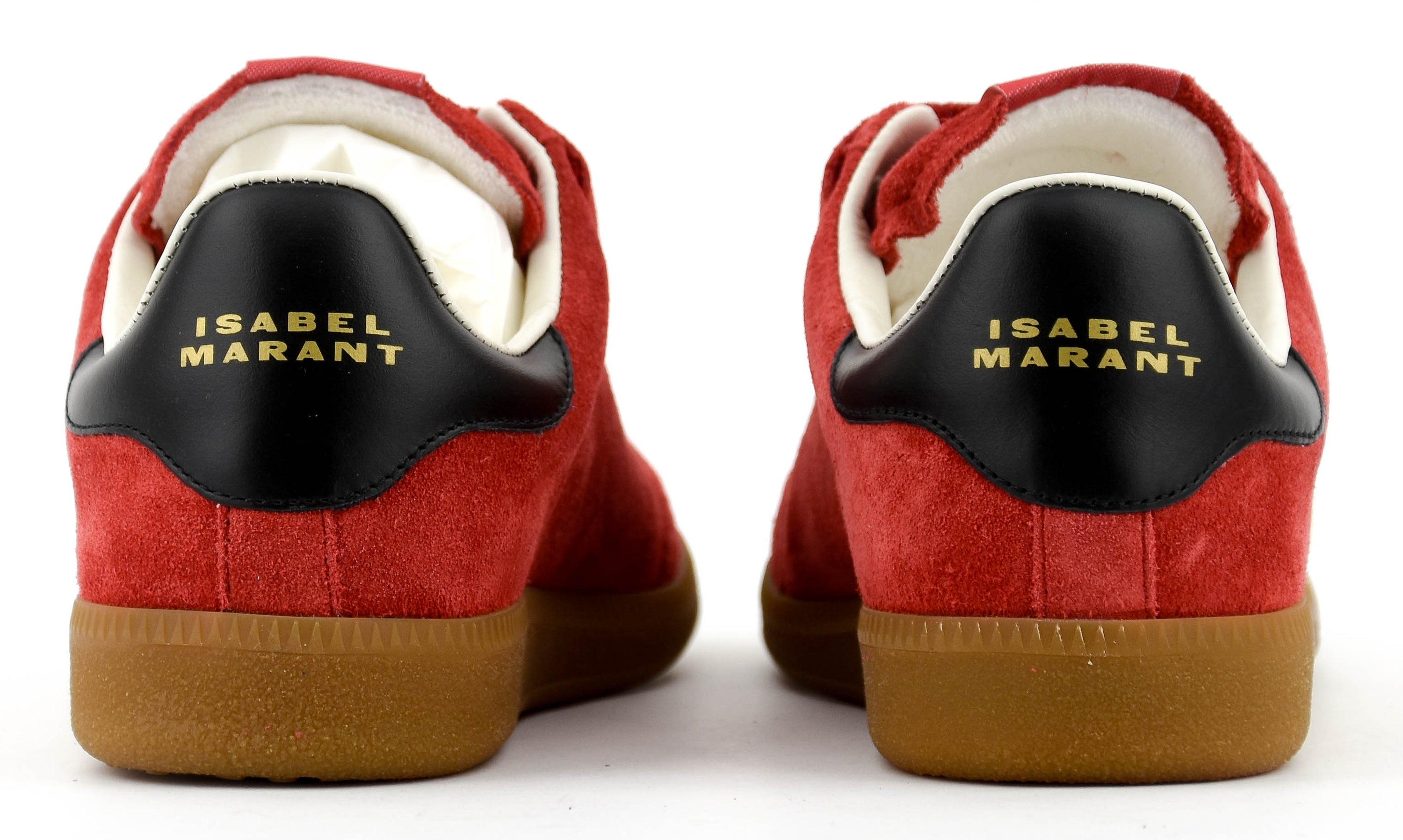 ISABEL MARANT BETH SNEAKER RED BEIGE