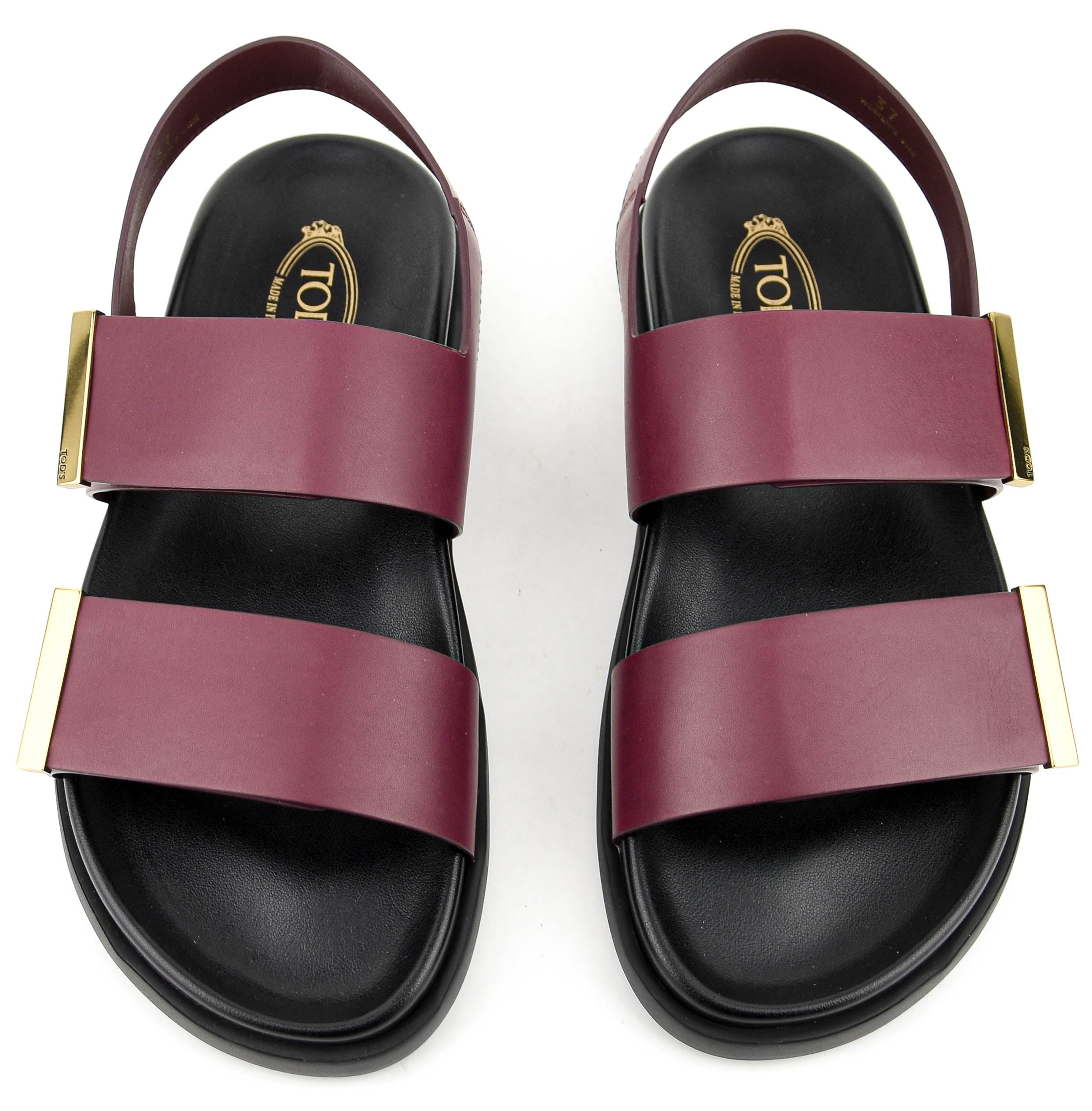 TOD'S SANDAL BORDEAUX