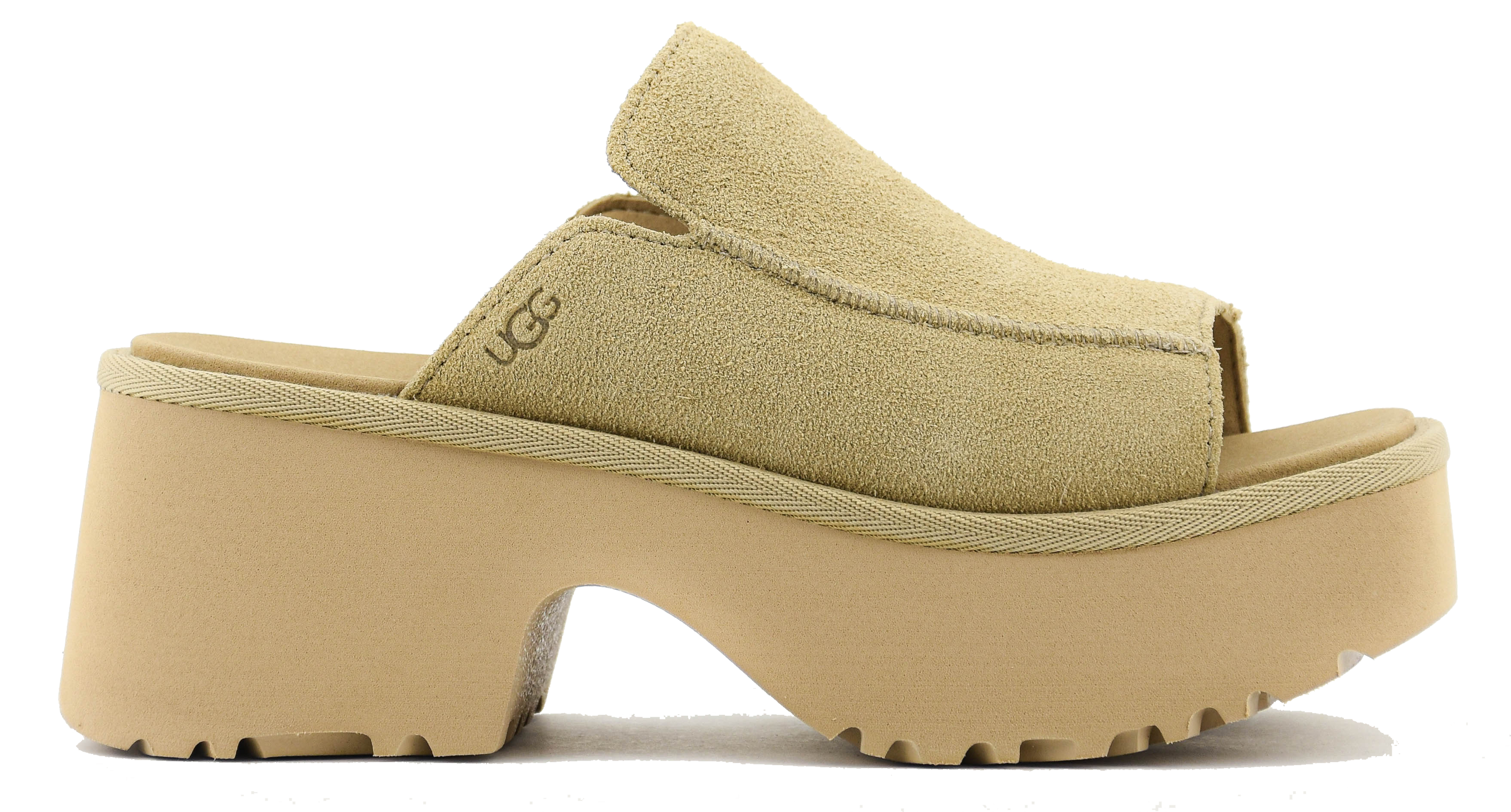 UGG NEW HEIGHTS SLIDE MUSTARD SEED