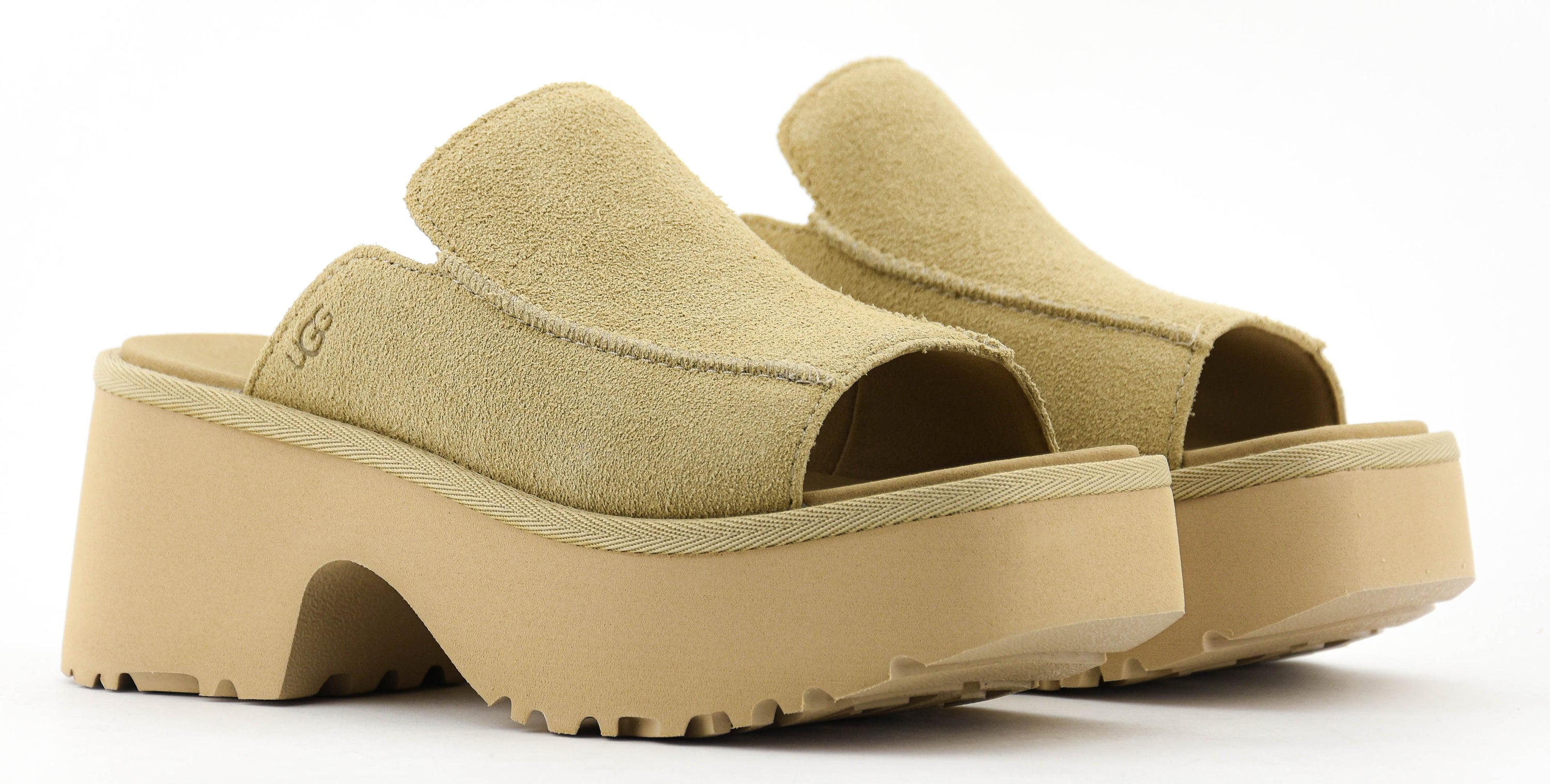 UGG NEW HEIGHTS SLIDE MUSTARD SEED