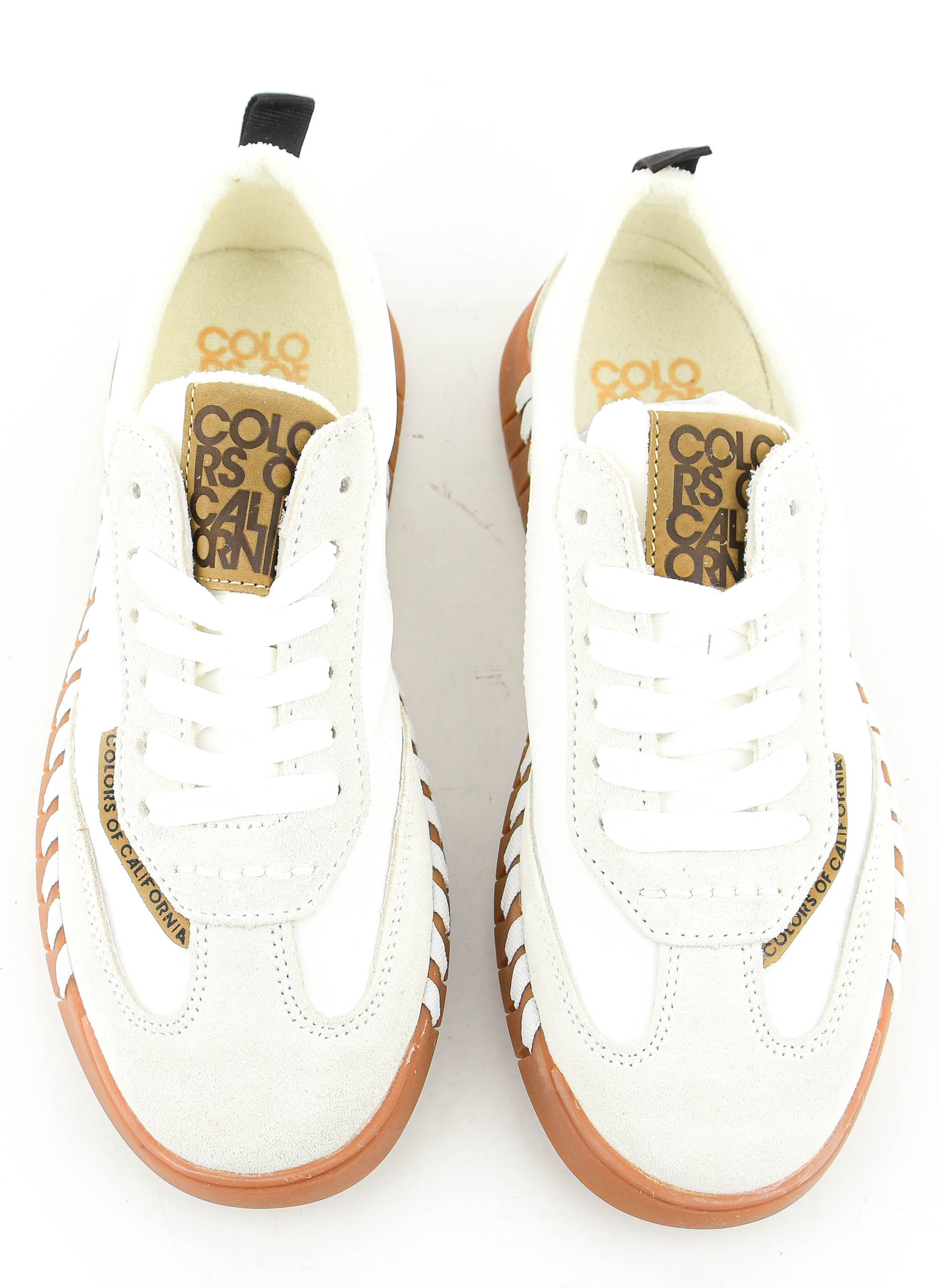 COLORS OF CALIFORNIA CRUNCHY SNEAKER WHITE