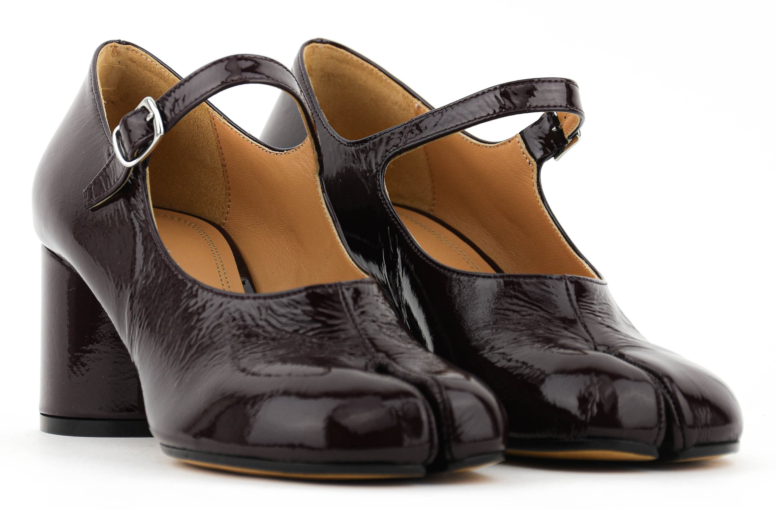 MAISON MARGIELA TABI MARY-JANE BURGUNDY