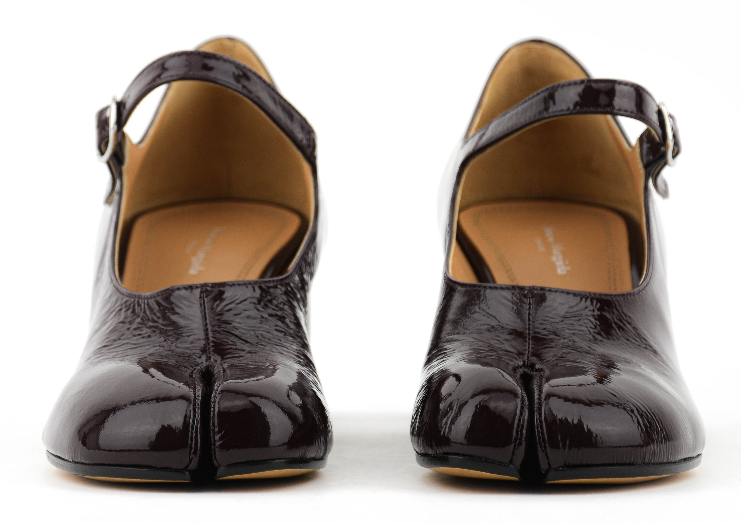 MAISON MARGIELA TABI MARY-JANE BURGUNDY