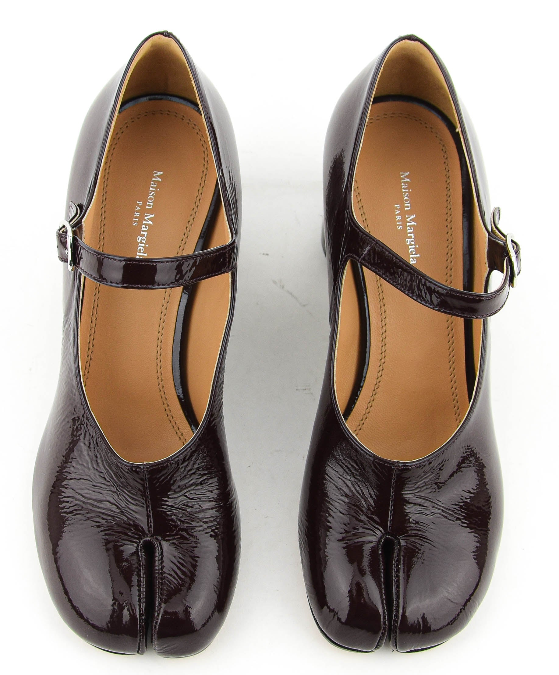 MAISON MARGIELA TABI MARY-JANE BURGUNDY