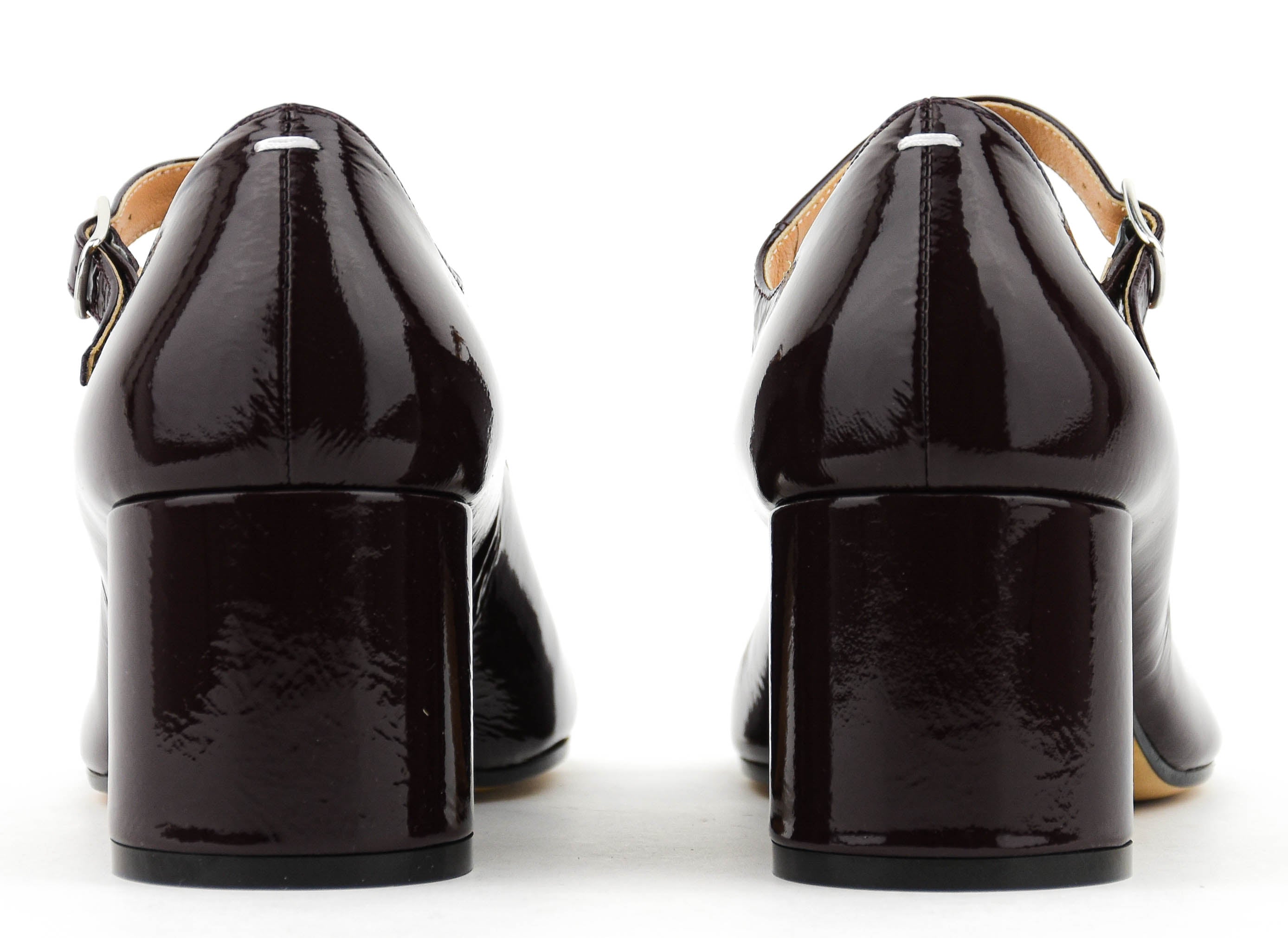 MAISON MARGIELA TABI MARY-JANE BURGUNDY