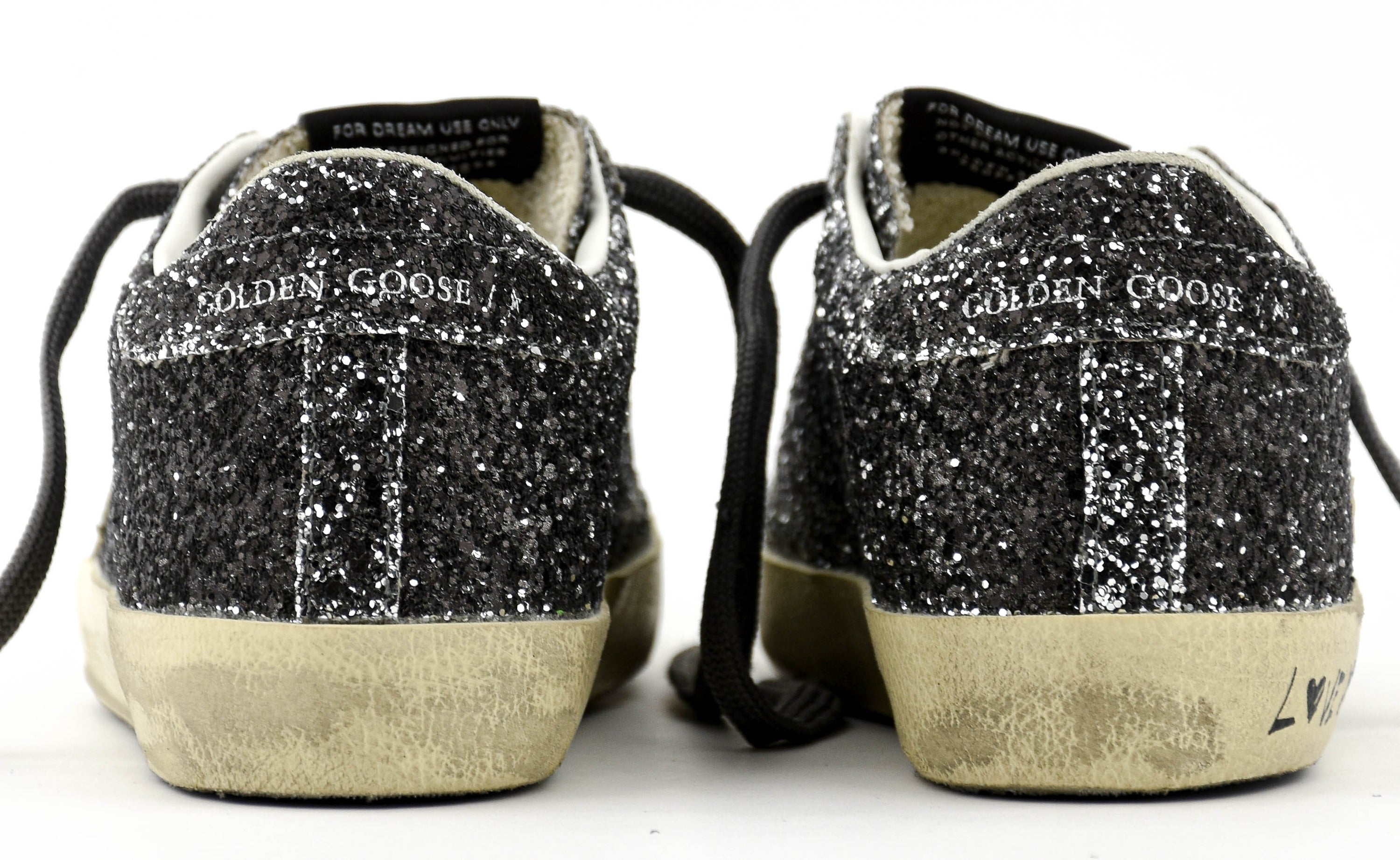 GOLDEN GOOSE SUPERSTAR CLASSIC GLITTER GREY
