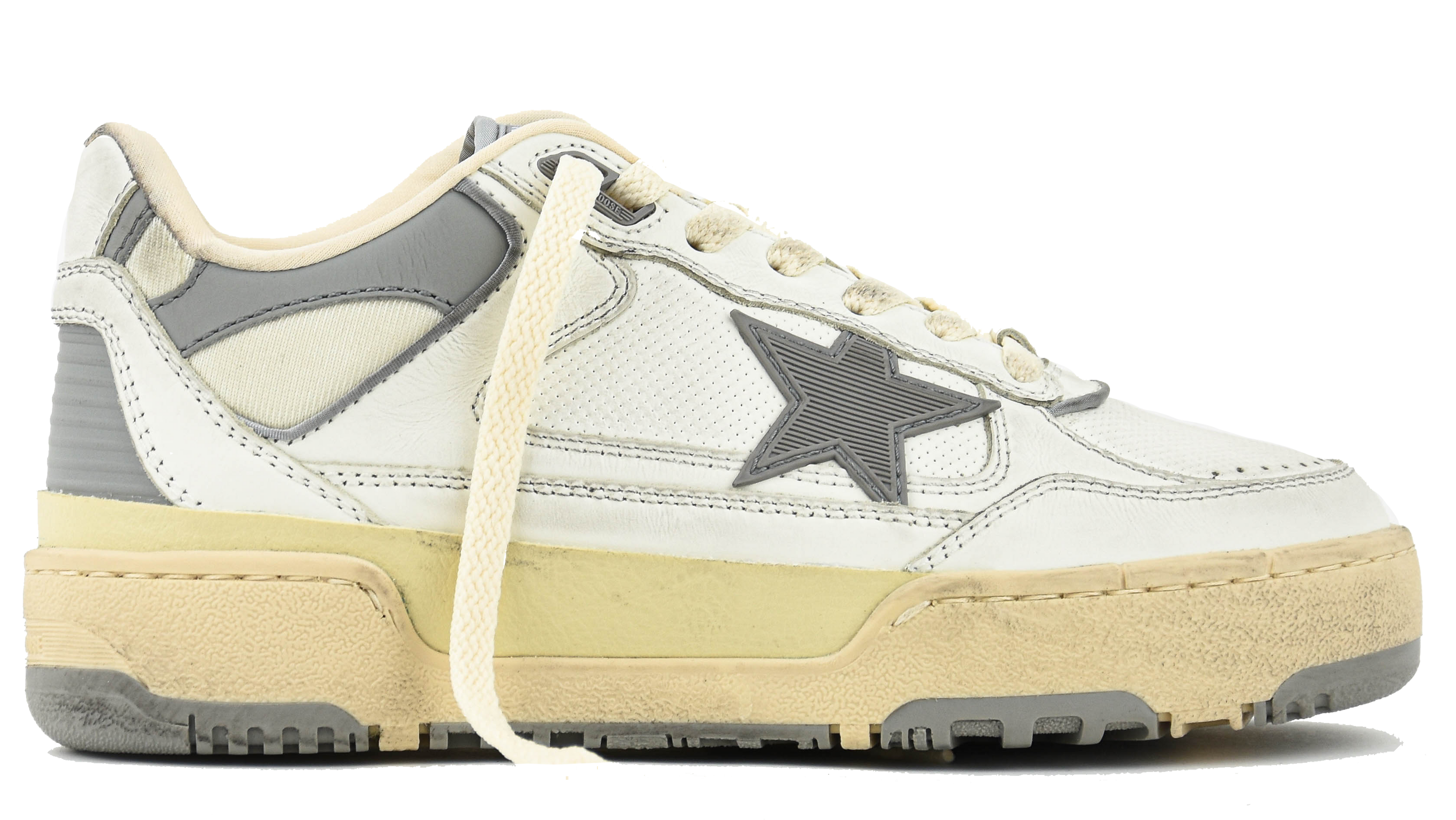GOLDEN GOOSE FORTY2 WHITE GREY