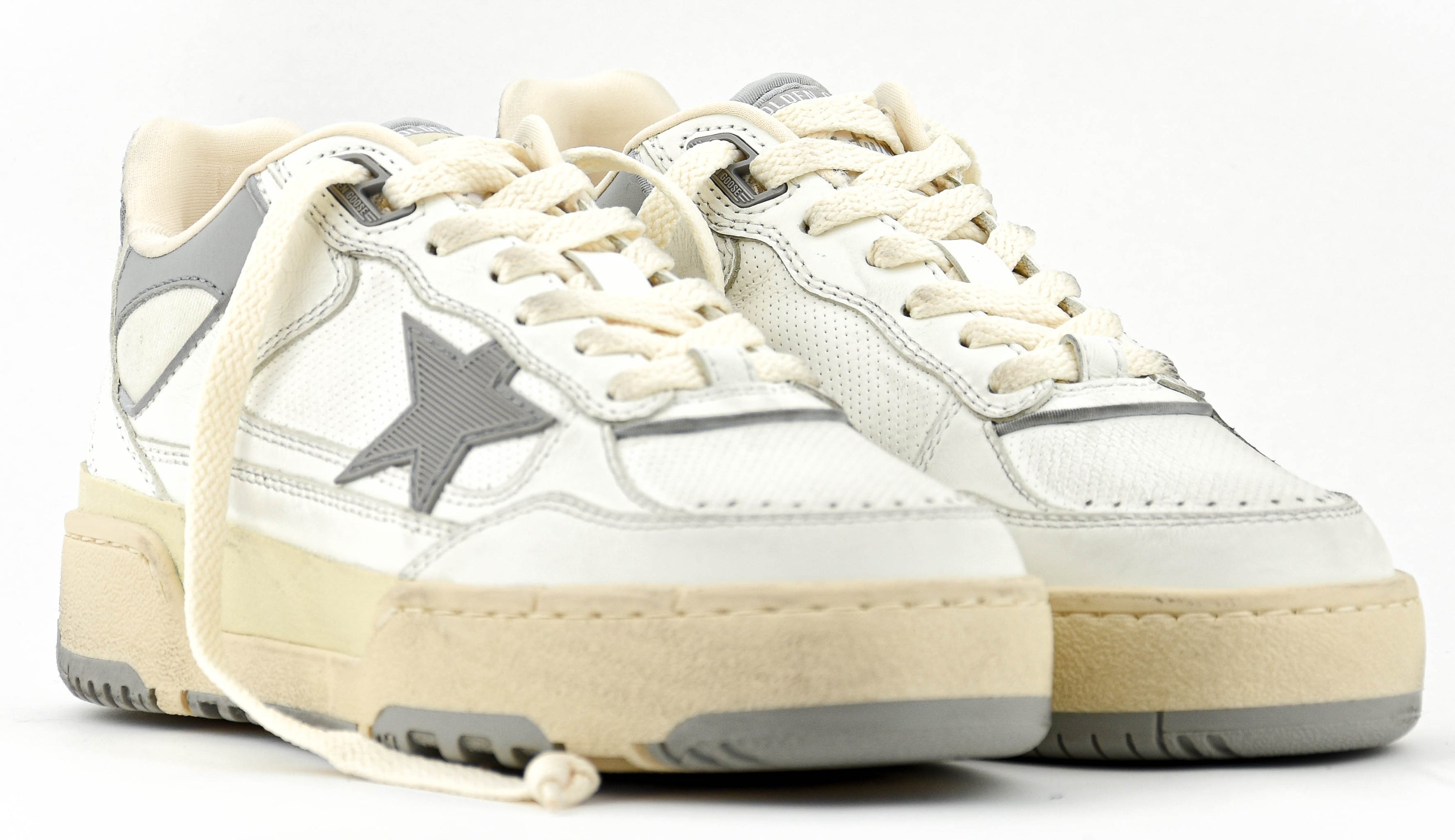 GOLDEN GOOSE FORTY2 WHITE GREY