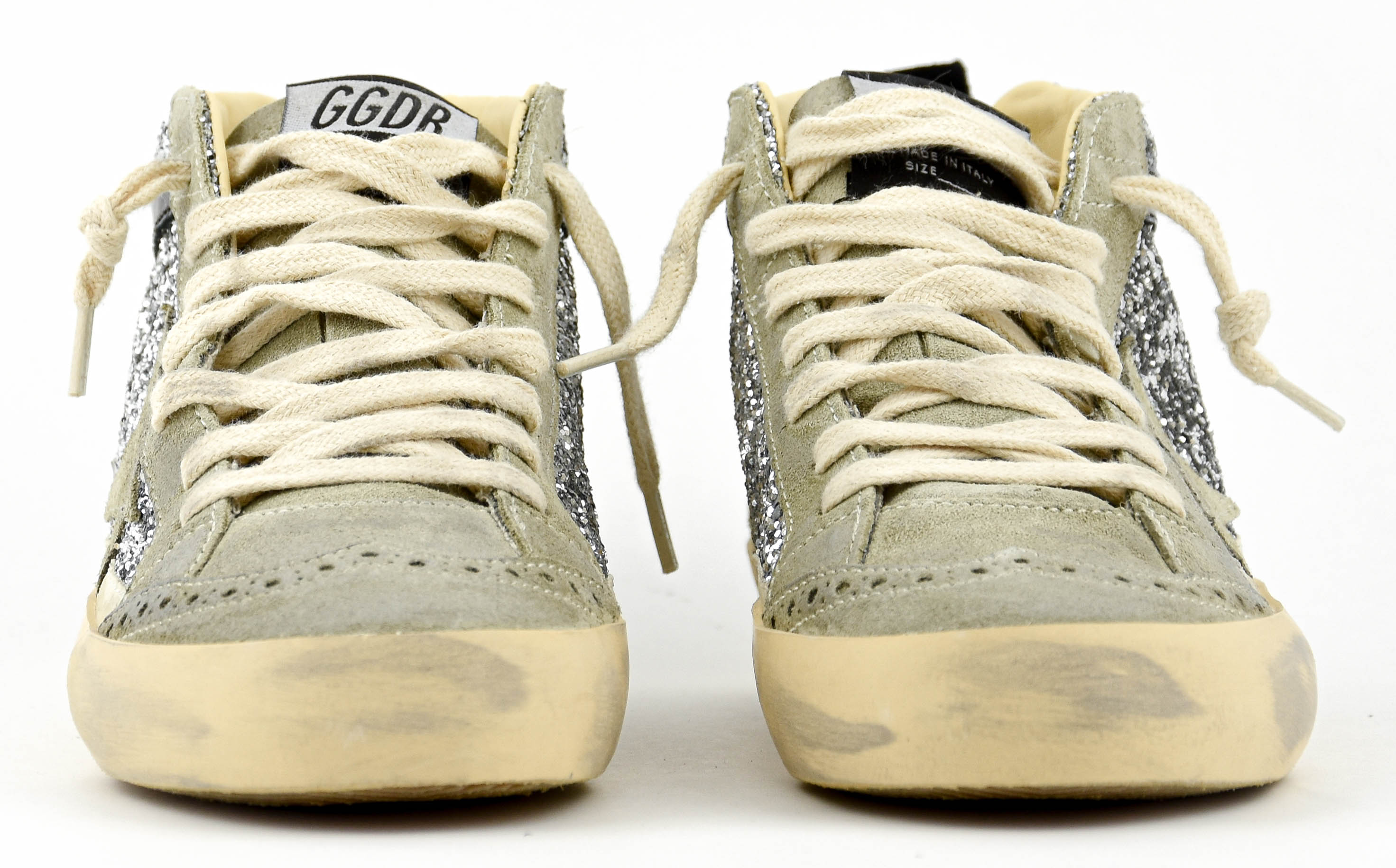 GOLDEN GOOSE MIDSTAR CLASSIC SILVER TAUPE