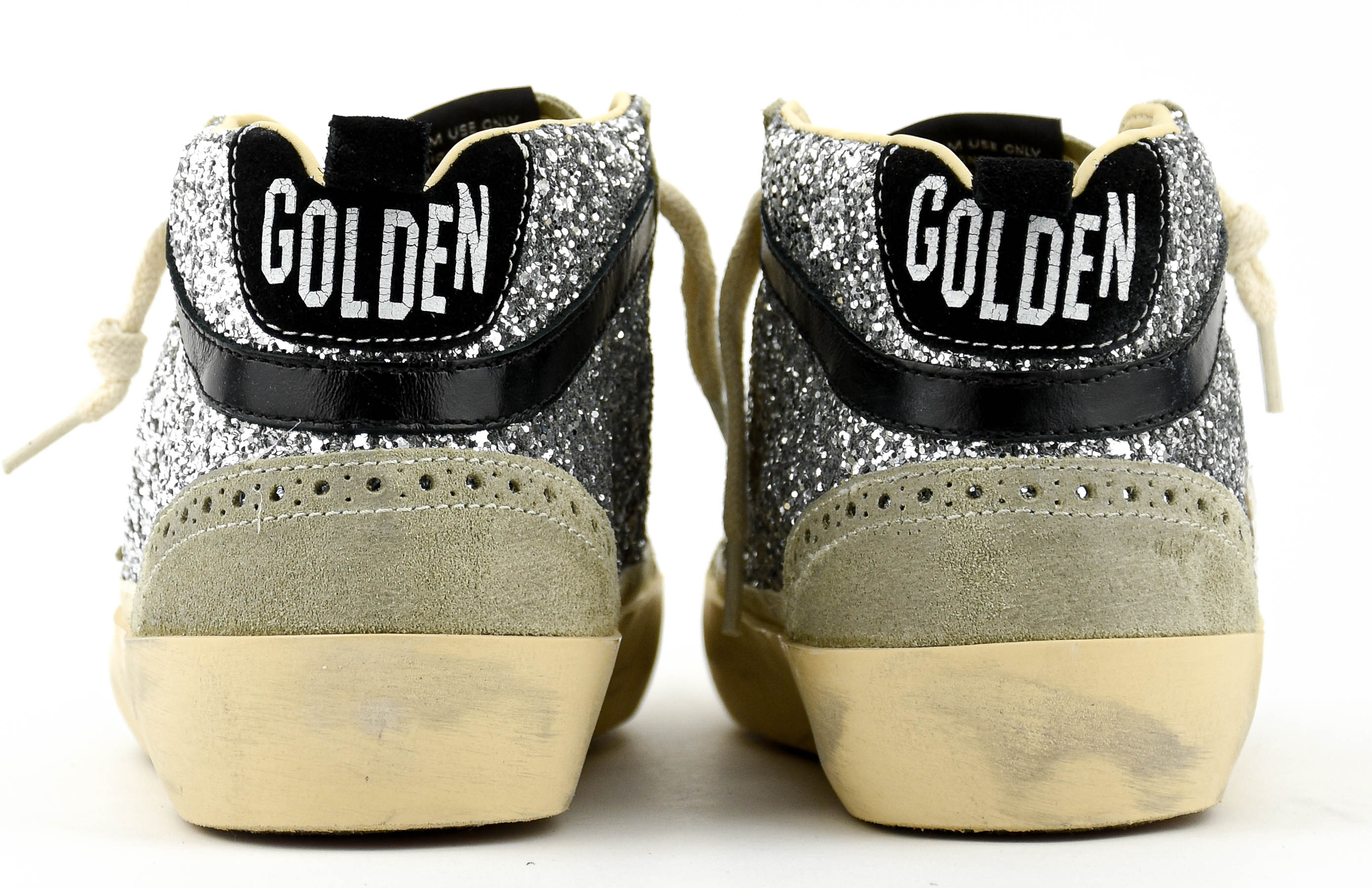 GOLDEN GOOSE MIDSTAR CLASSIC SILVER TAUPE
