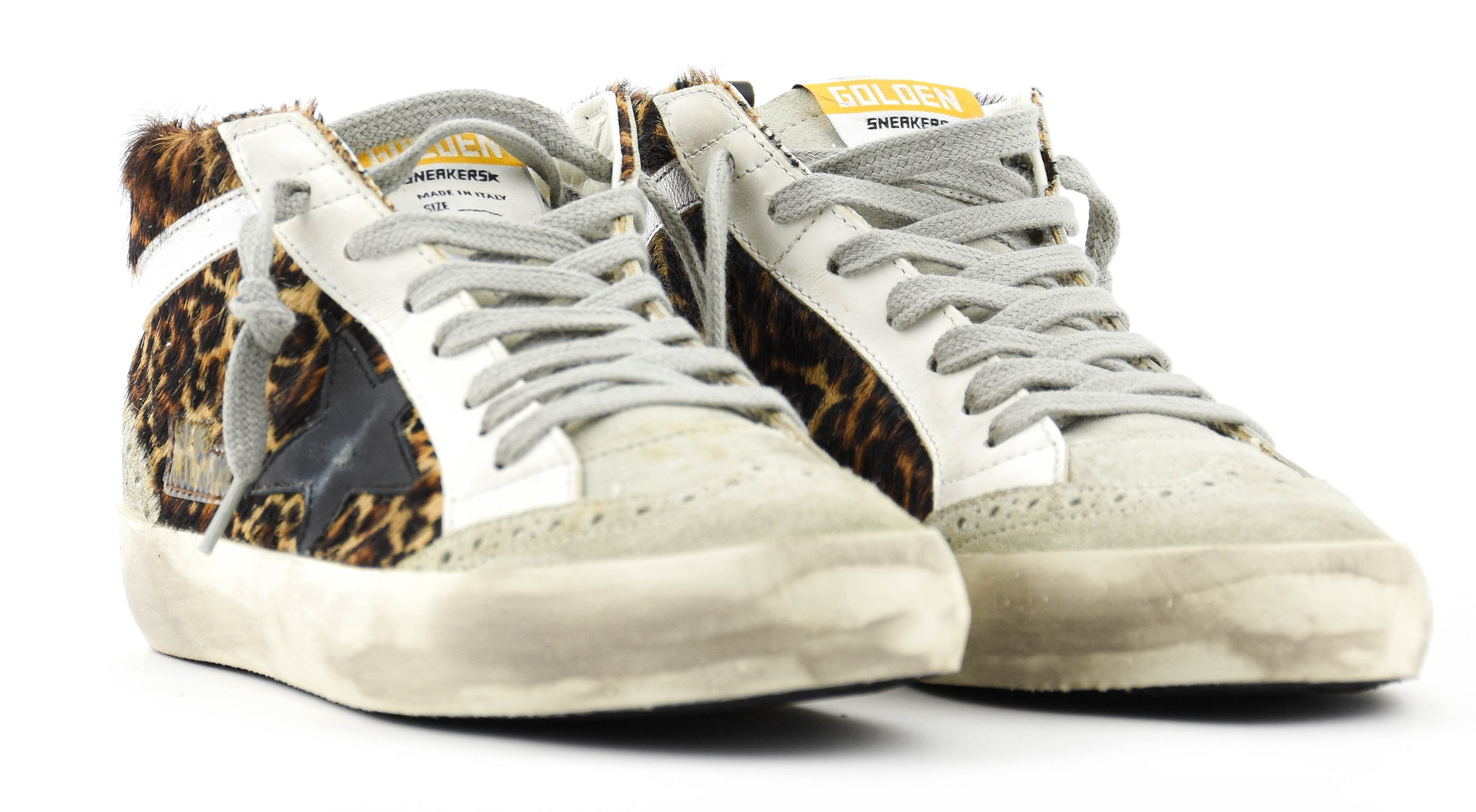 GOLDEN GOOSE MIDSTAR CLASSIC BEIGE LEO