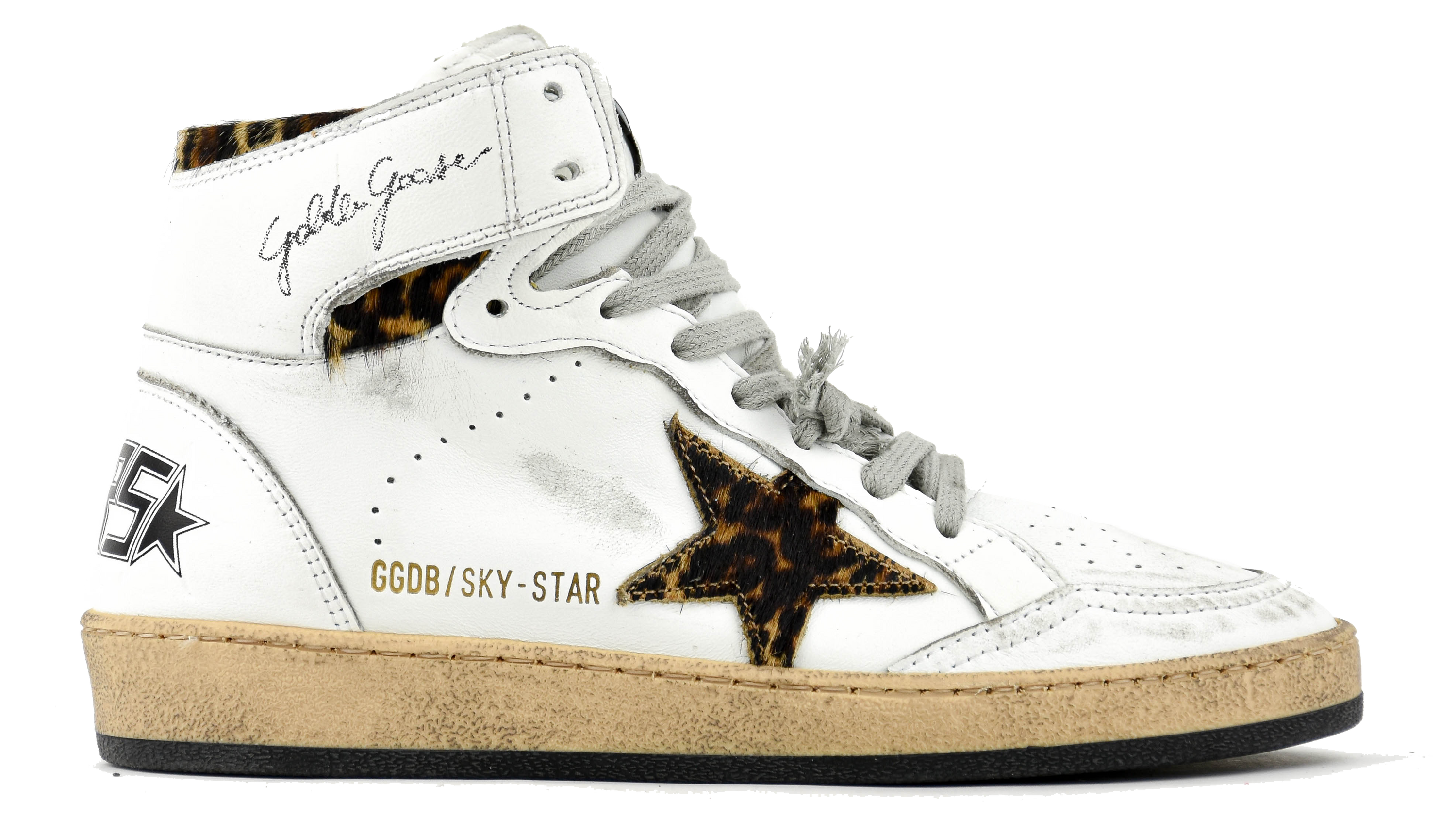 GOLDEN GOOSE SKYSTAR WHITE LEO
