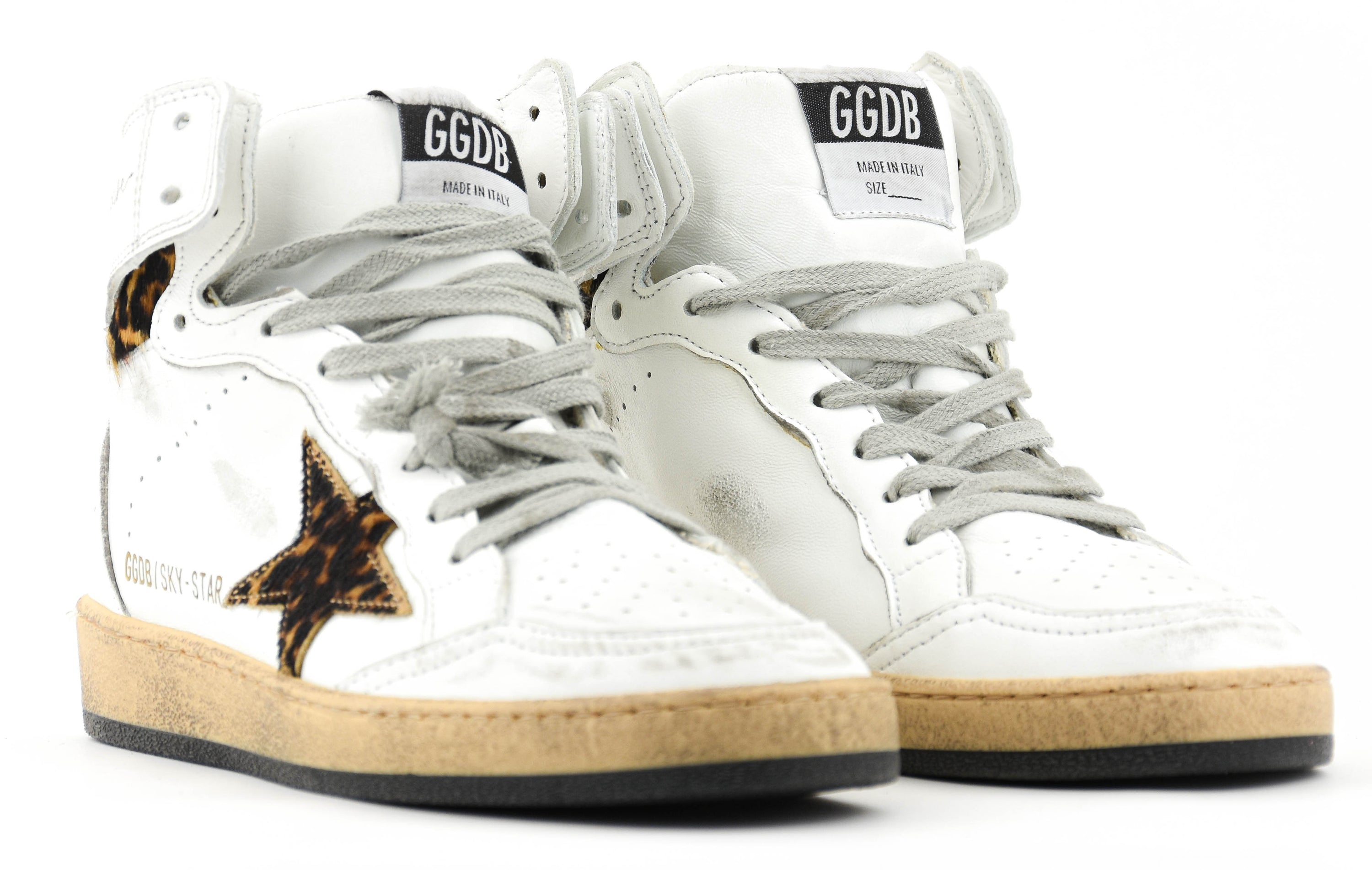 GOLDEN GOOSE SKYSTAR WHITE LEO