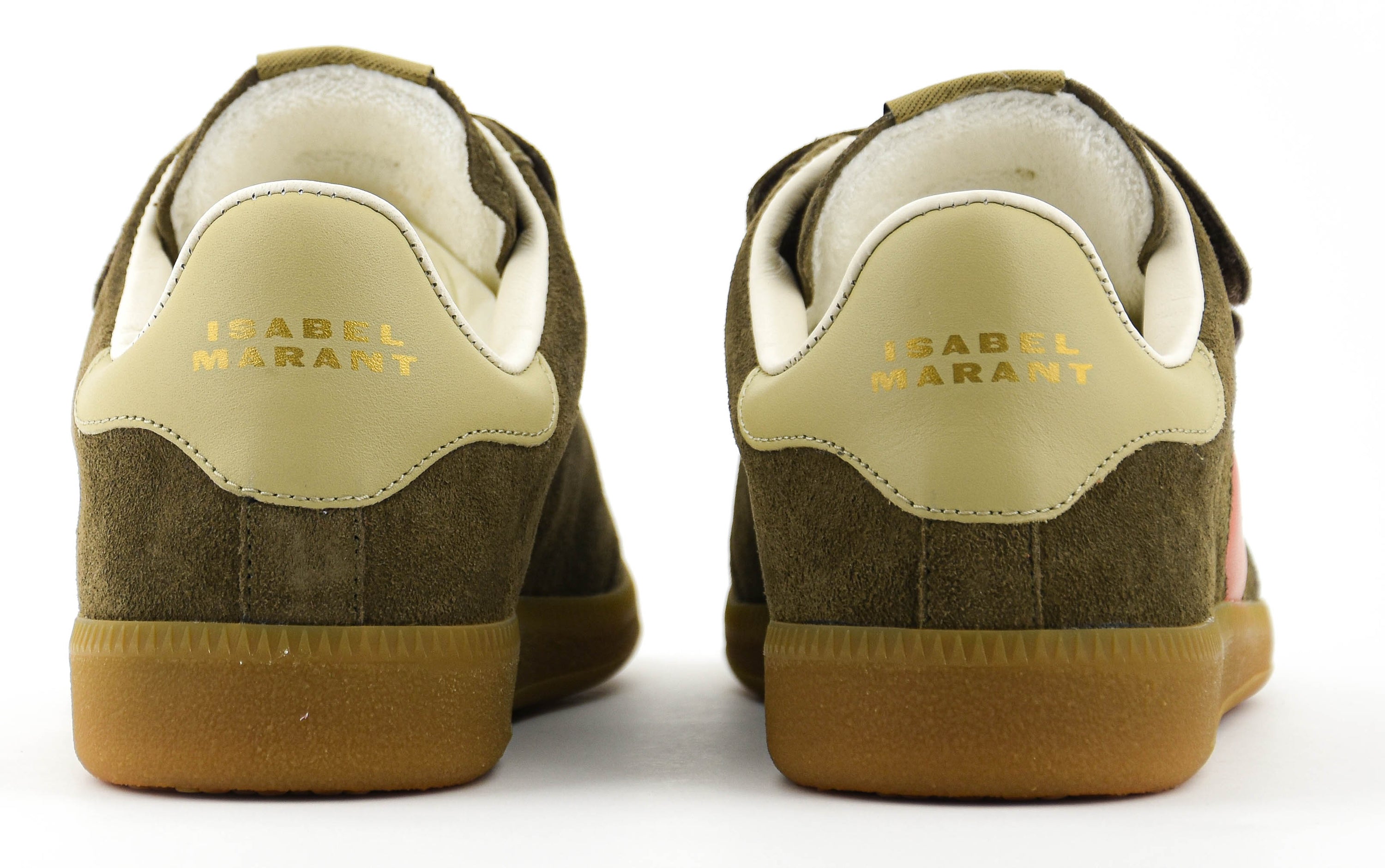 ISABEL MARANT BETH SNEAKER KHAKI ORANGE