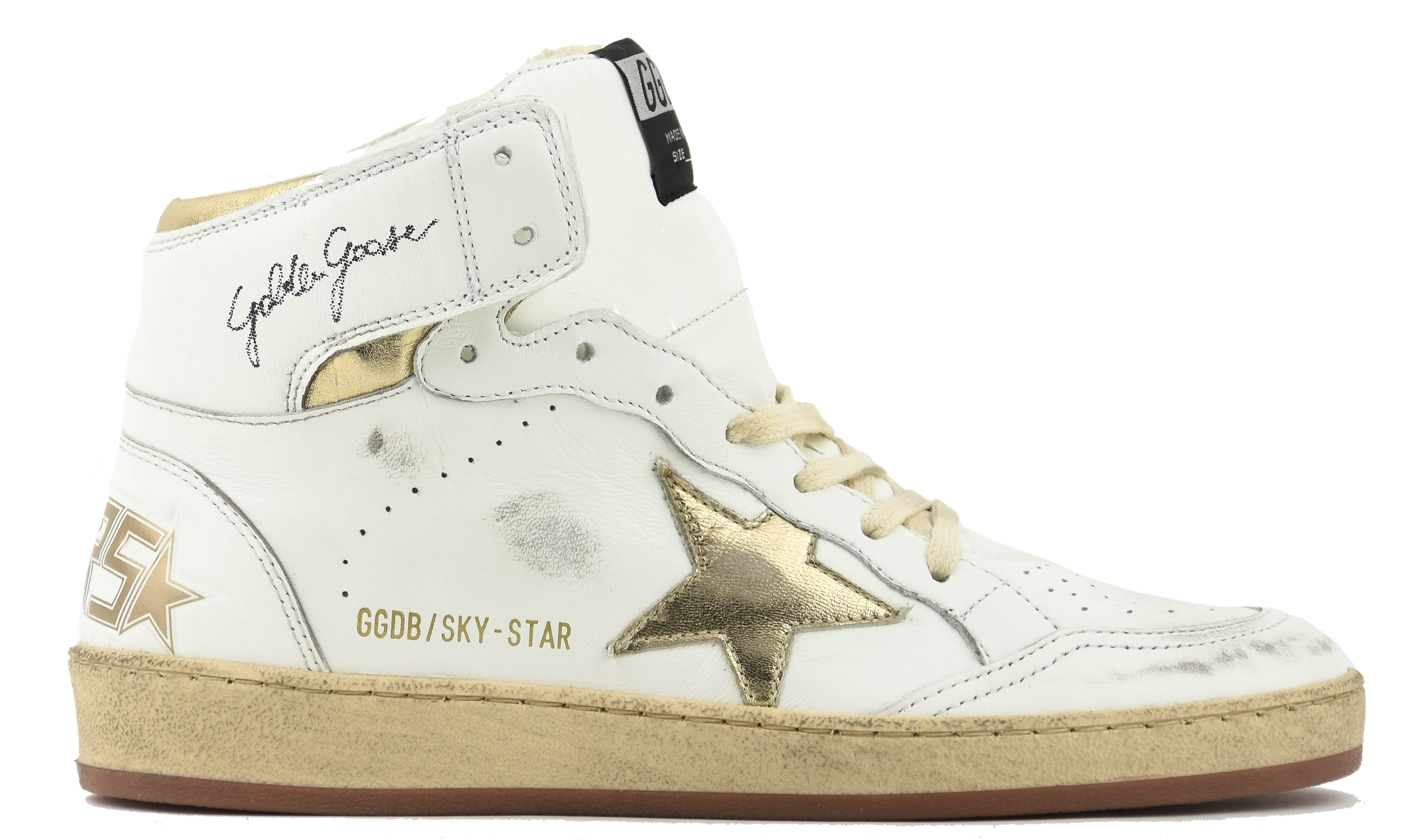 GOLDEN GOOSE SKYSTAR WHITE GOLD
