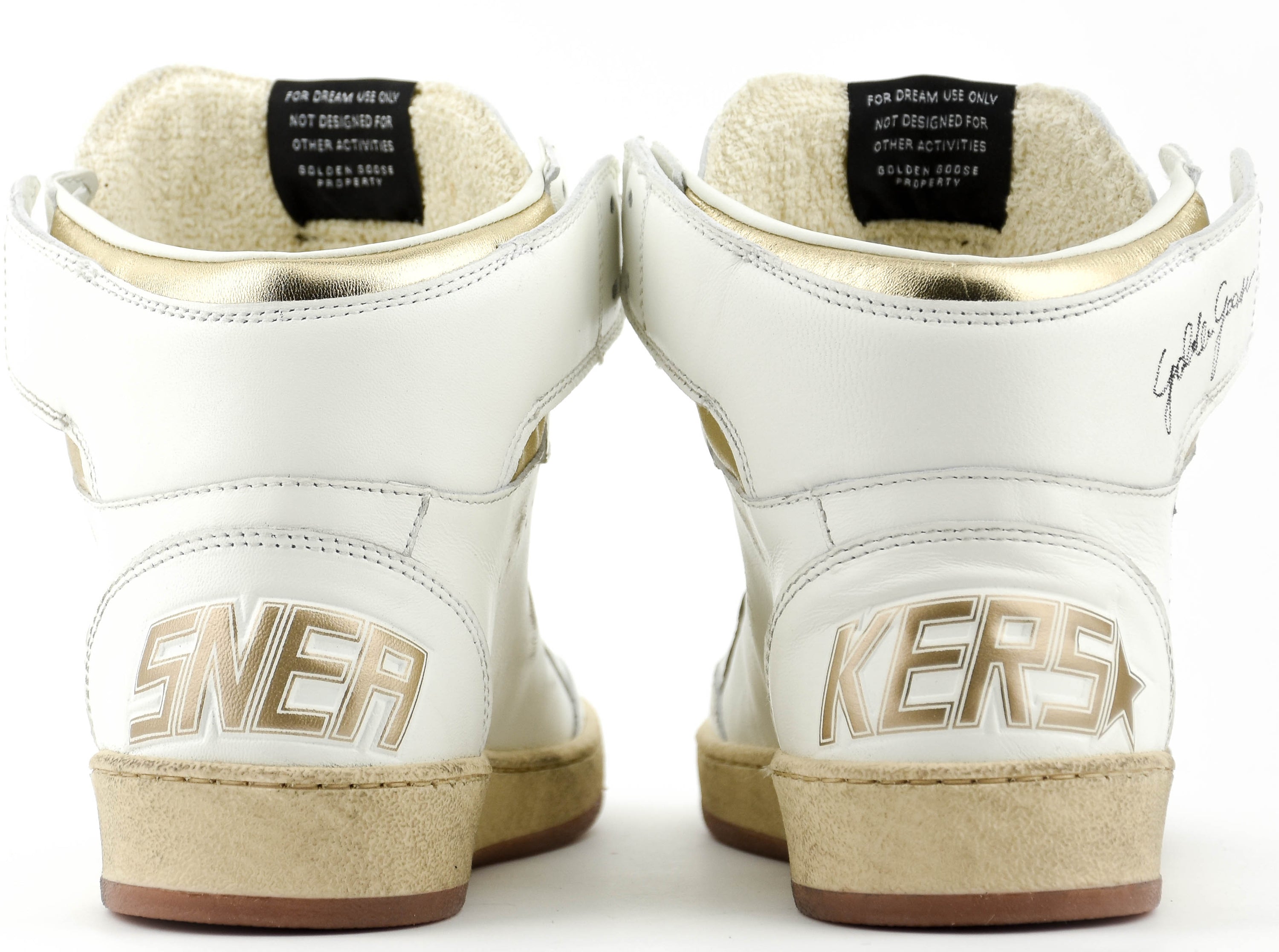 GOLDEN GOOSE SKYSTAR WHITE GOLD