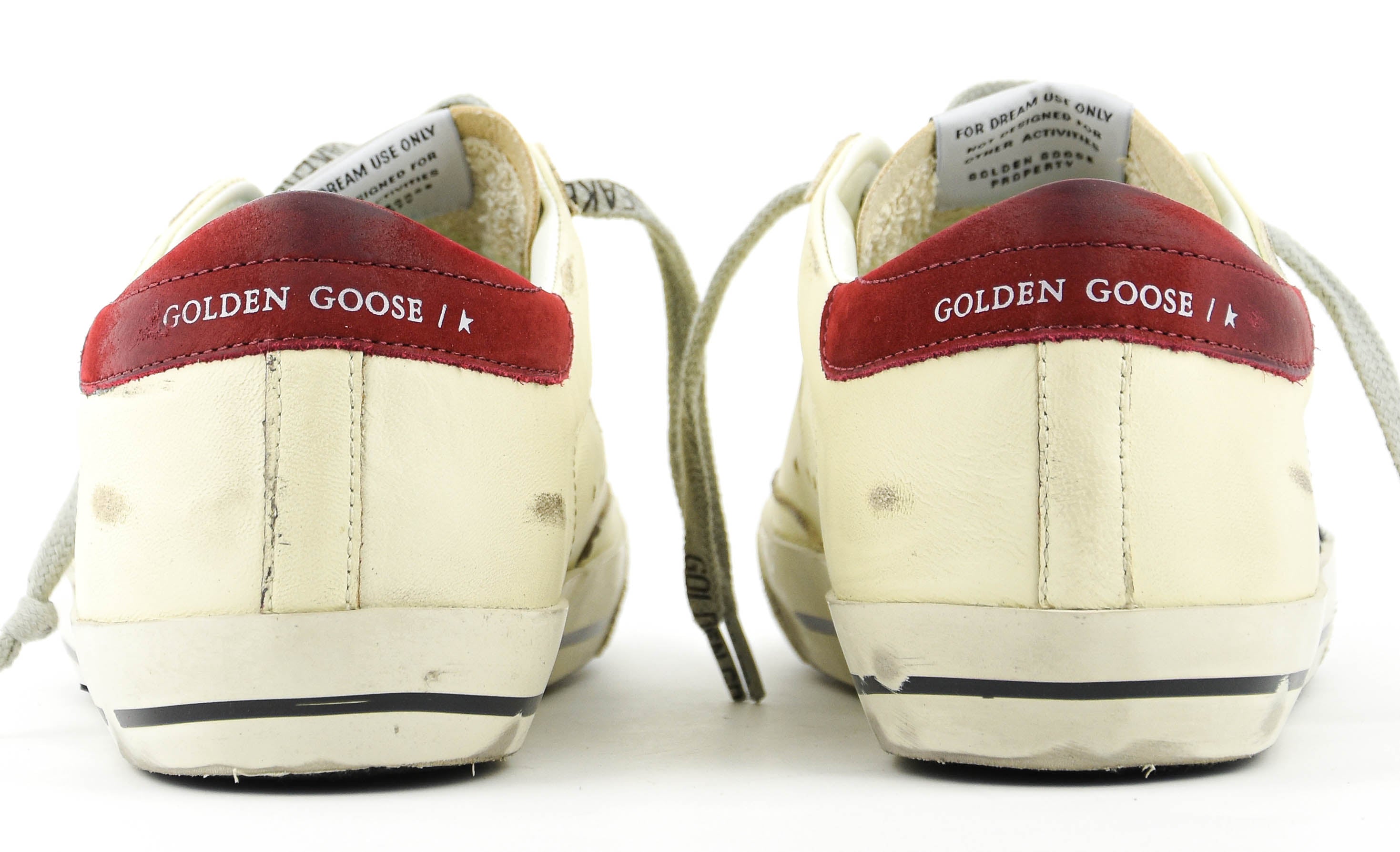 GOLDEN GOOSE SUPERSTAR CLASSIC WHITE/BLUE/RED