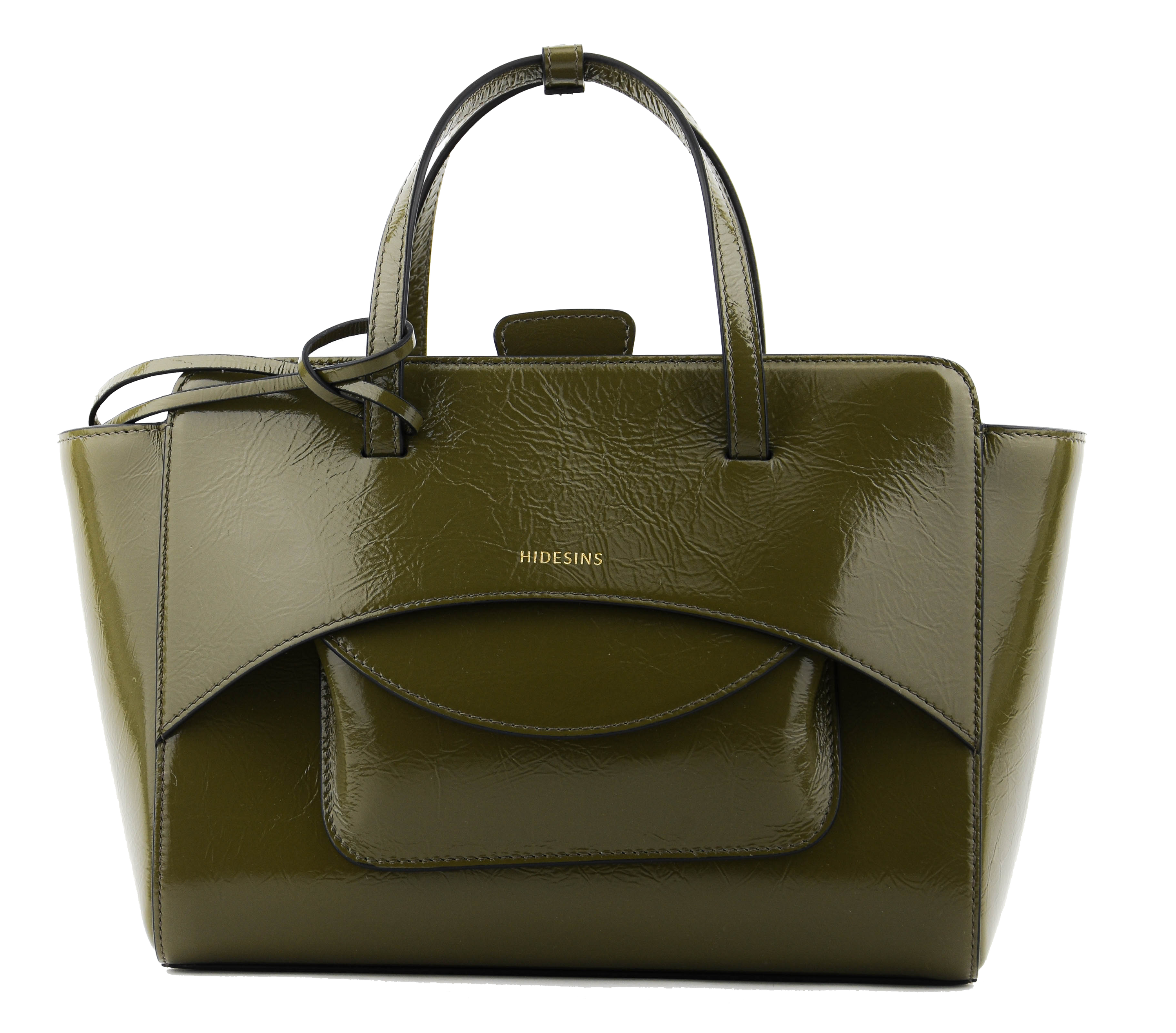 HIDESINS BAG FLAP M AGAVE GREEN