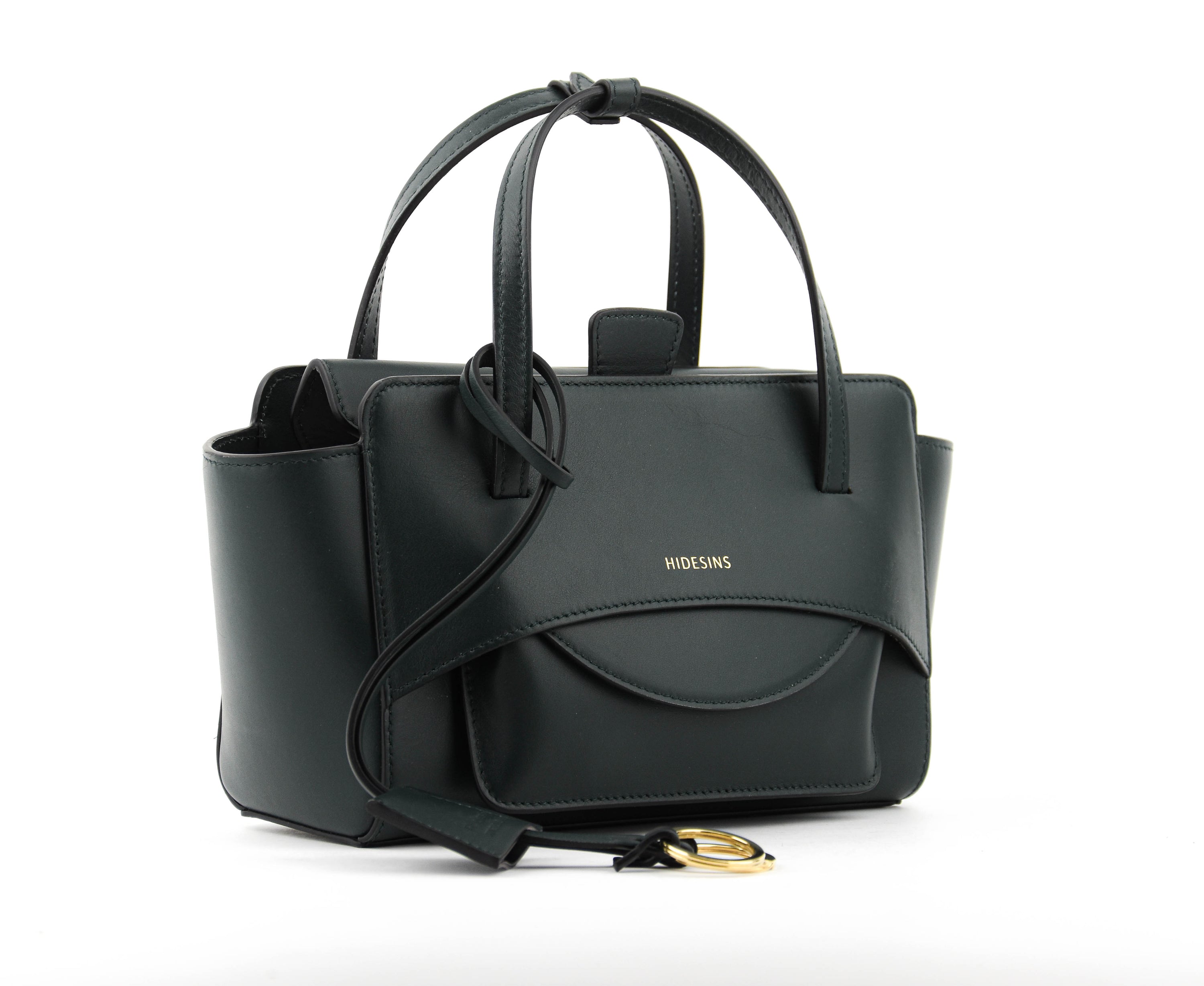 HIDESINS BAG FLAP S DARK GREEN