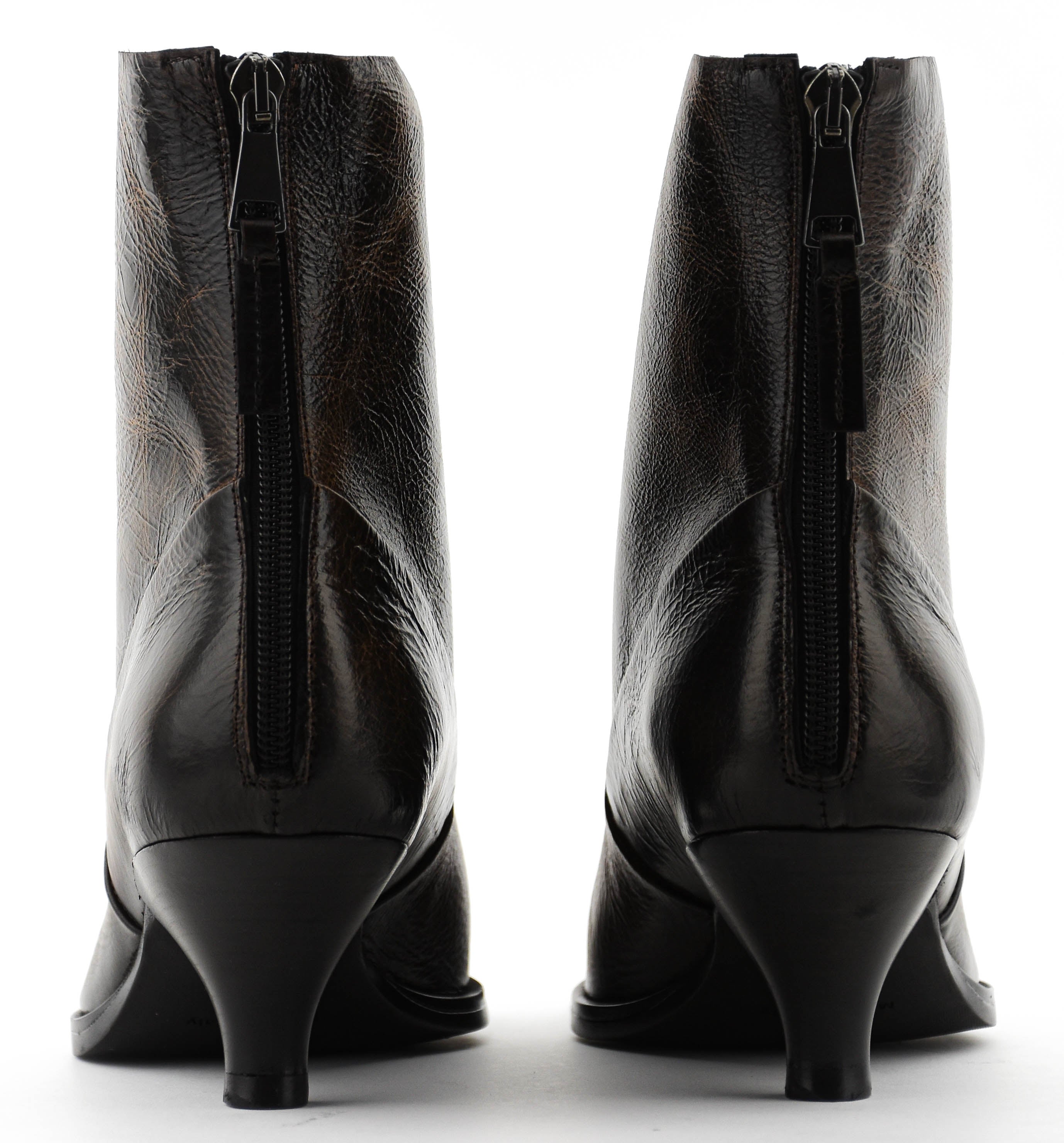 ELENA IACHI SHARP BOOTIE VINTAGE BROWN