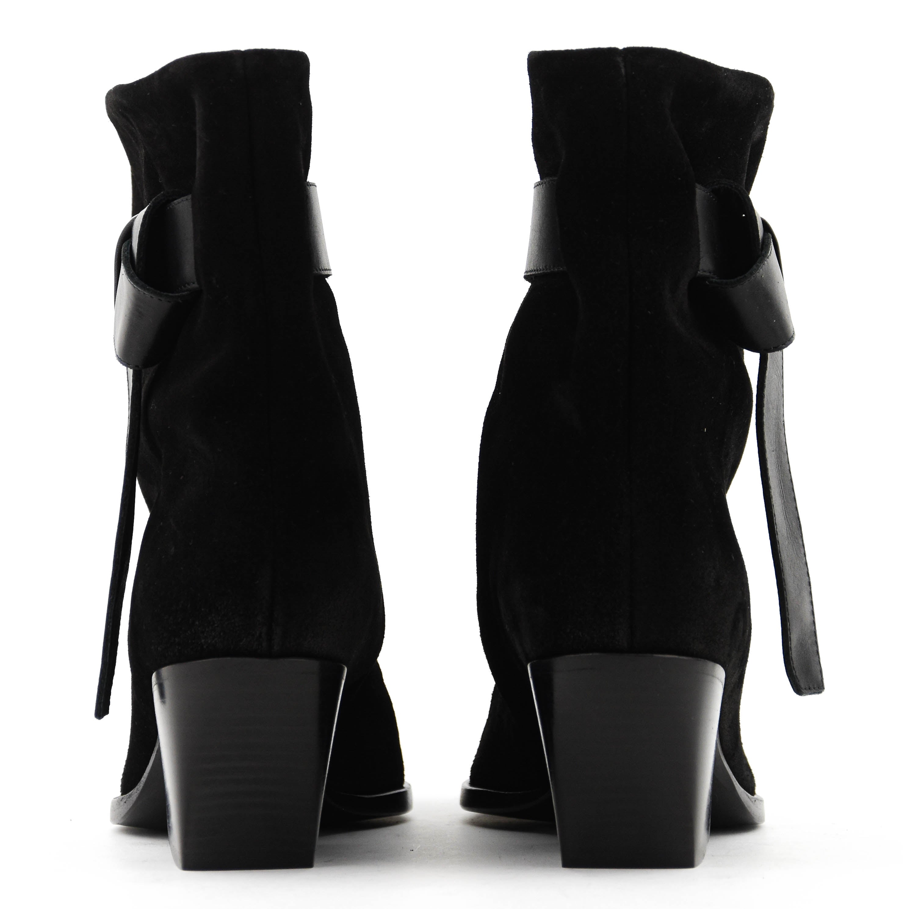 ELENA IACHI SHORT BOOT KNOT BLACK