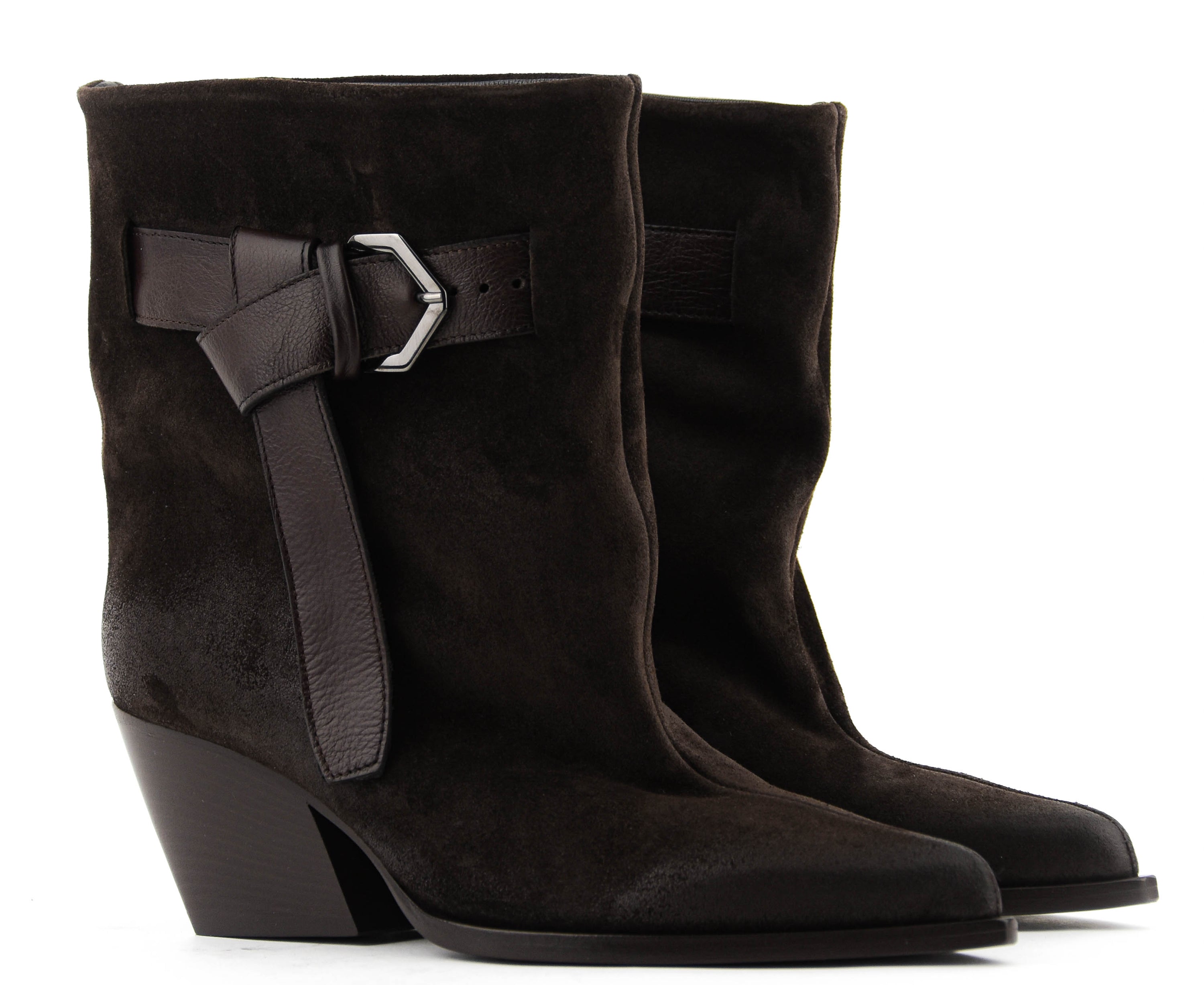 ELENA IACHI SHORT BOOT KNOT BROWN