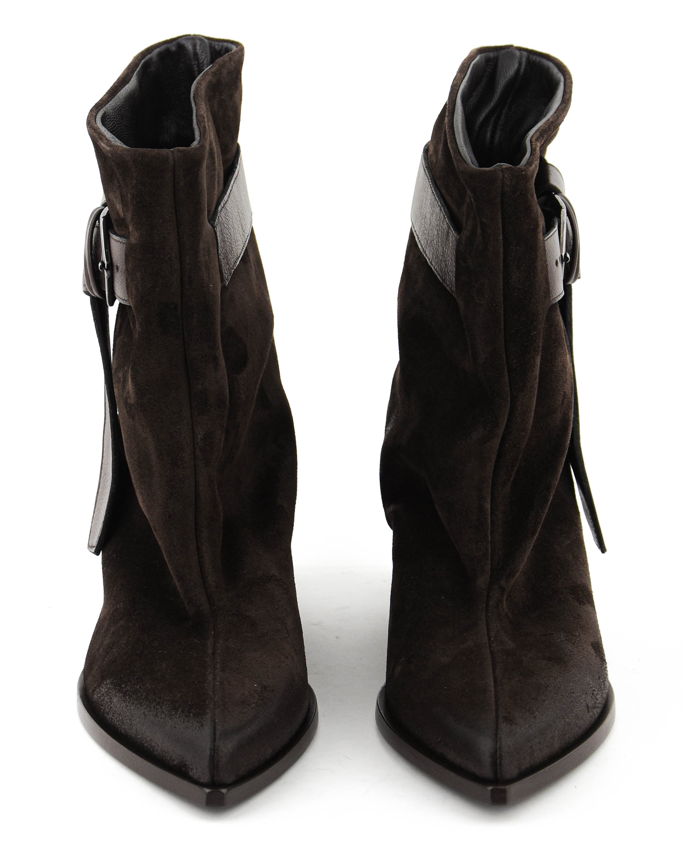 ELENA IACHI SHORT BOOT KNOT BROWN