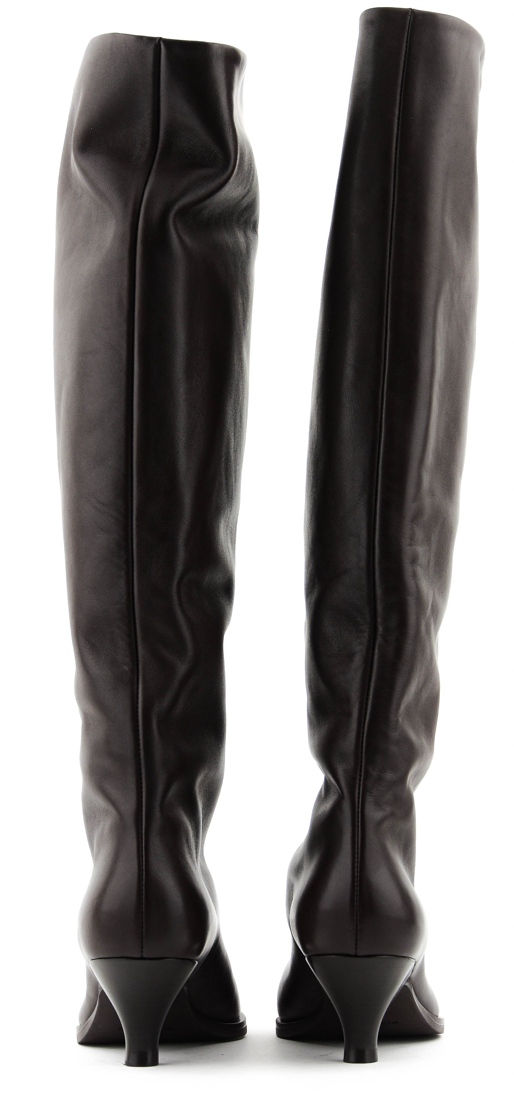 ELENA IACHI SHARP BOOT LONG BROWN