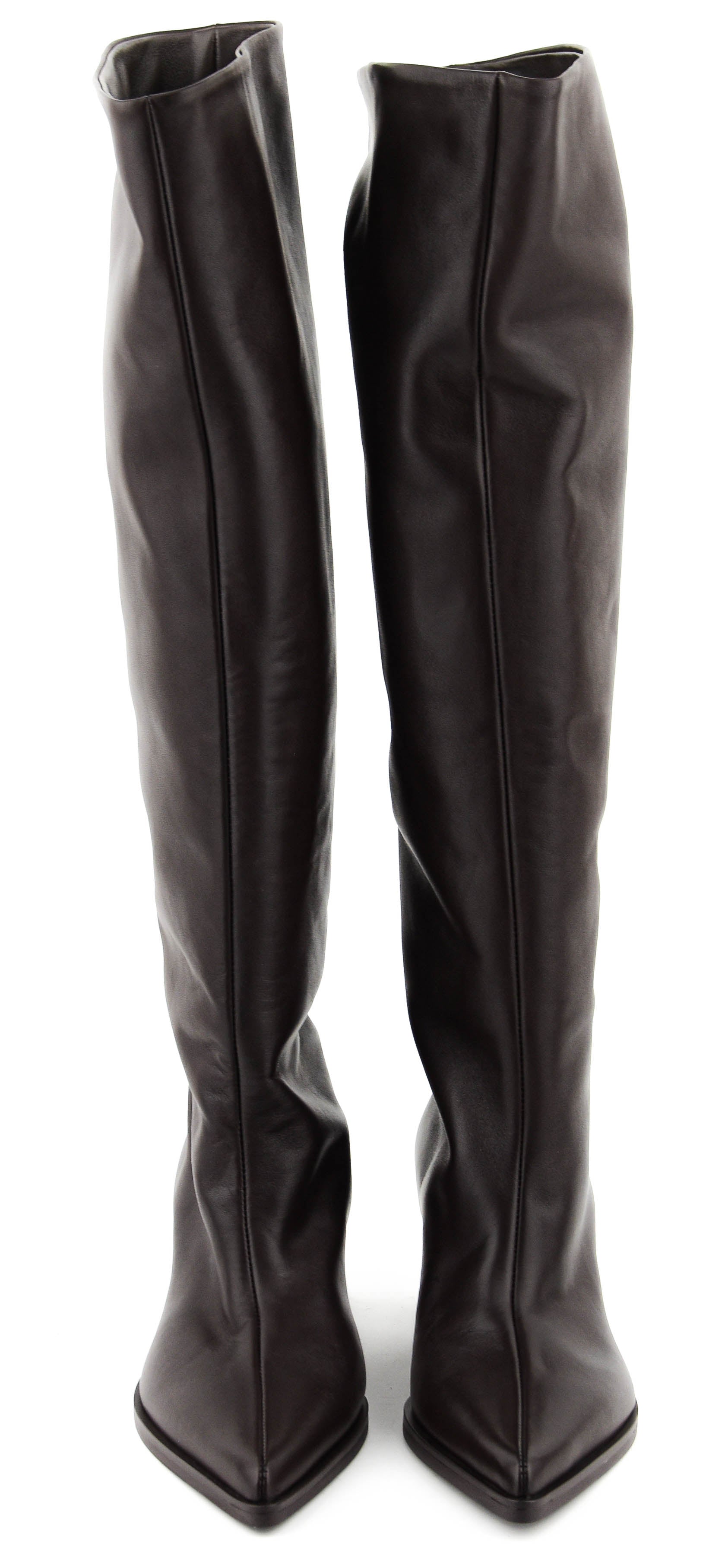 ELENA IACHI SHARP BOOT LONG BROWN