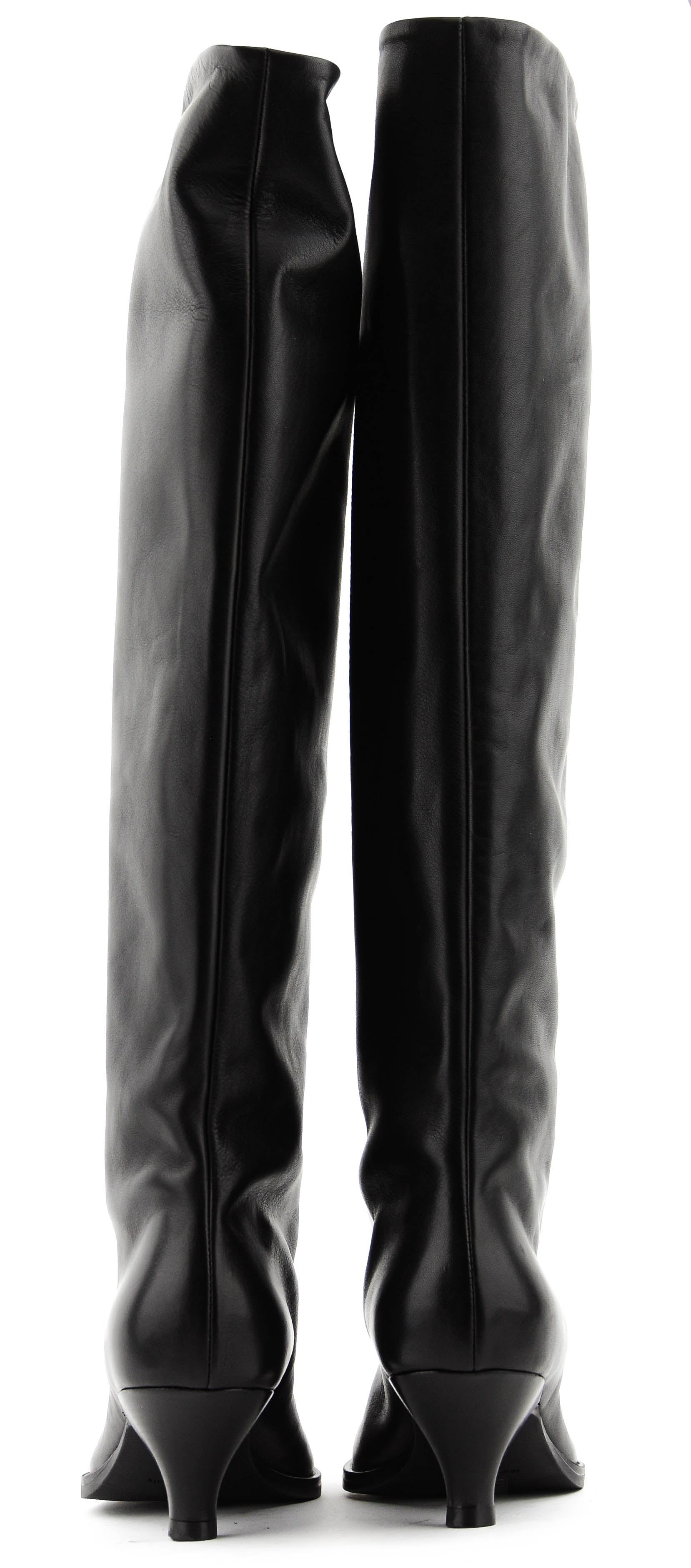ELENA IACHI SHARP BOOT LONG BLACK