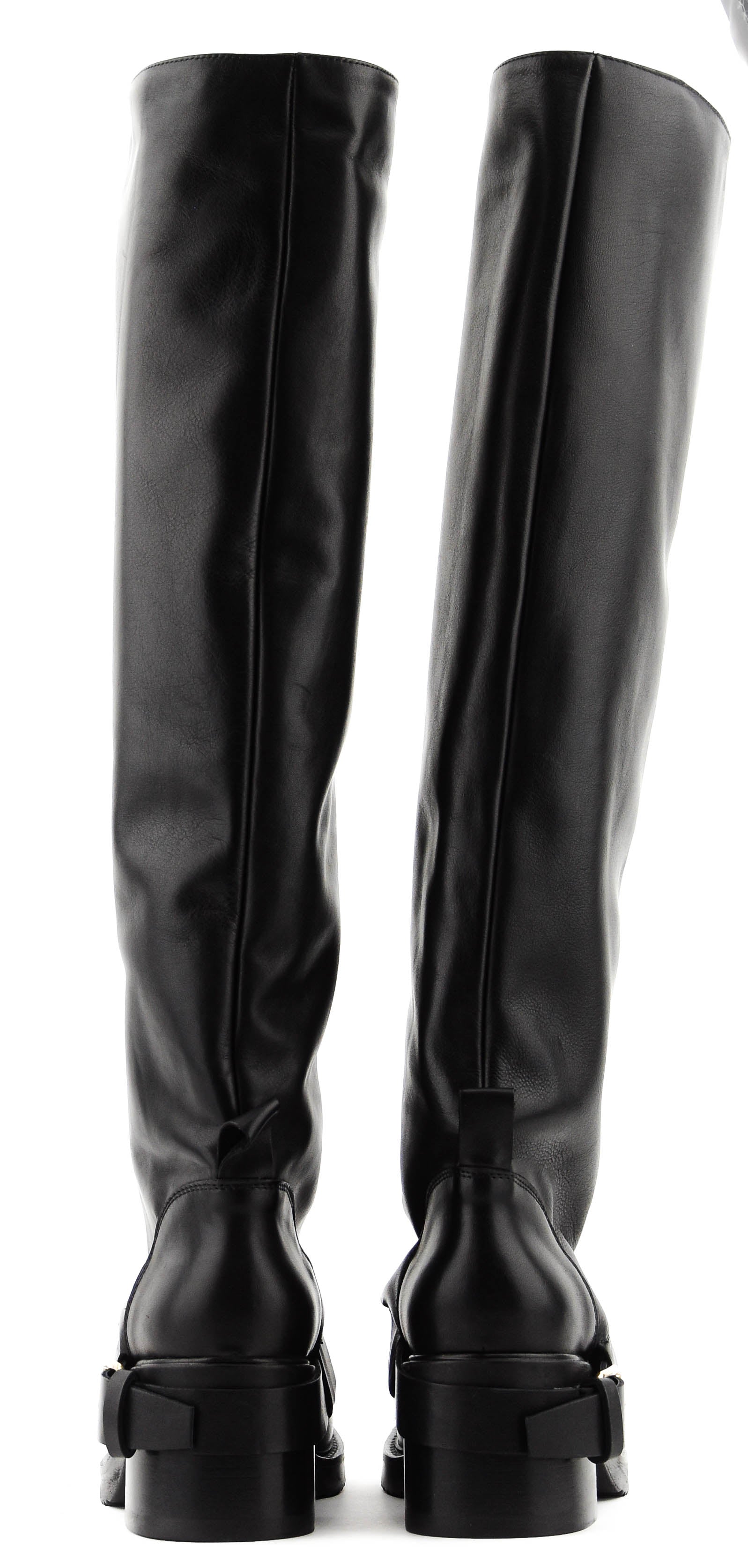 ELENA IACHI HOODED BIKER BLACK '25