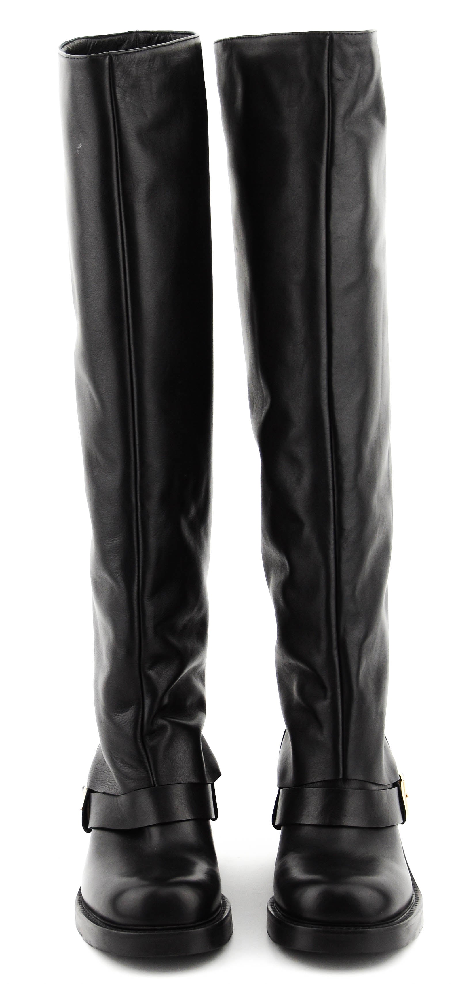 ELENA IACHI HOODED BIKER BLACK '25