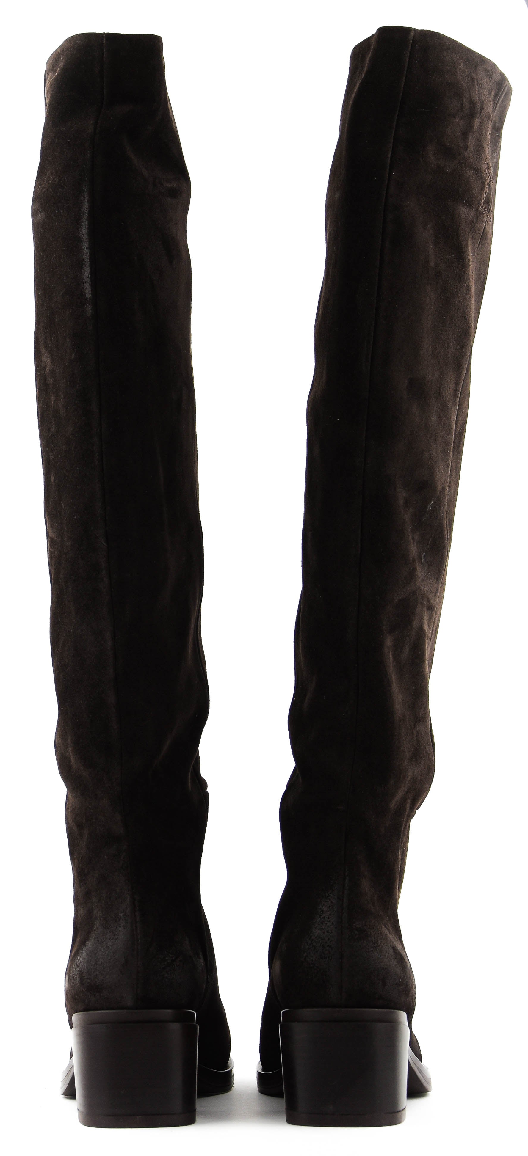 ELENA IACHI LONG BOOT SQUARE BROWN