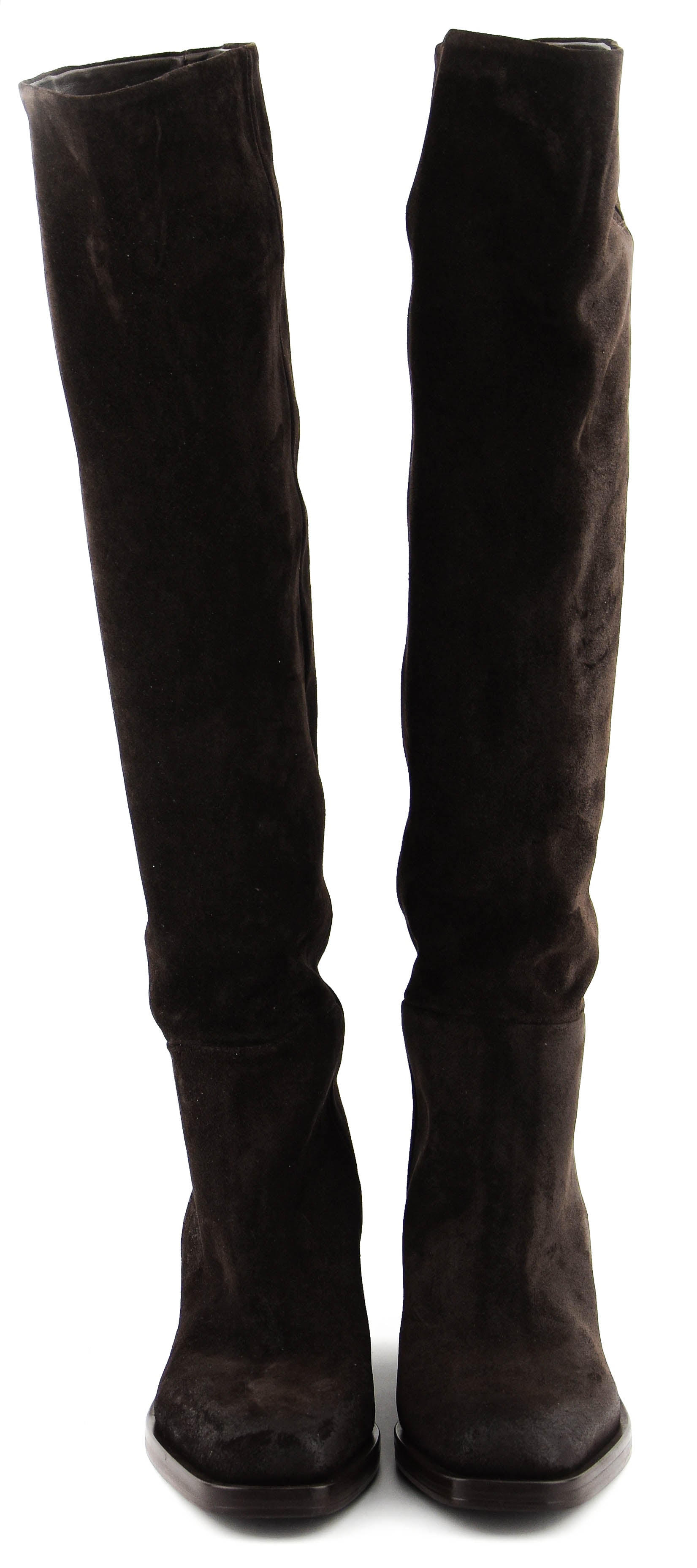ELENA IACHI LONG BOOT SQUARE BROWN