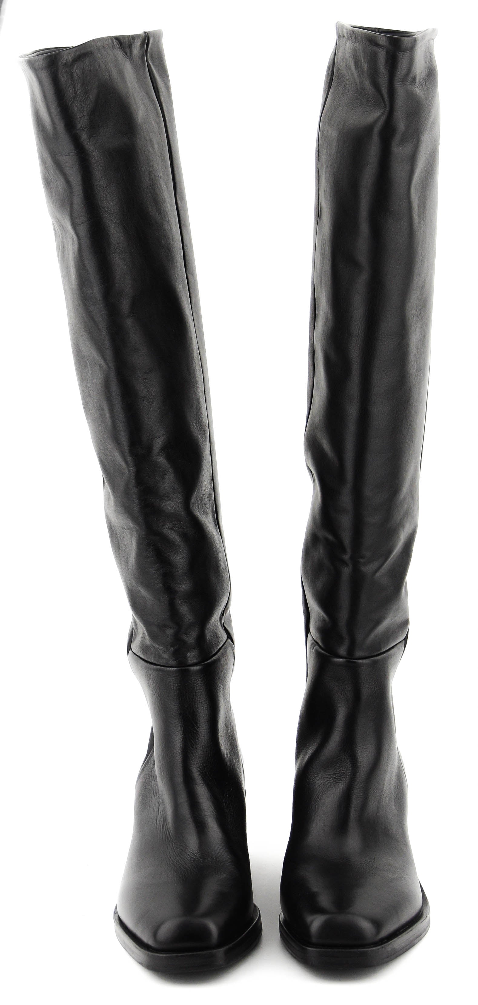 ELENA IACHI LONG BOOT SQUARE BLACK