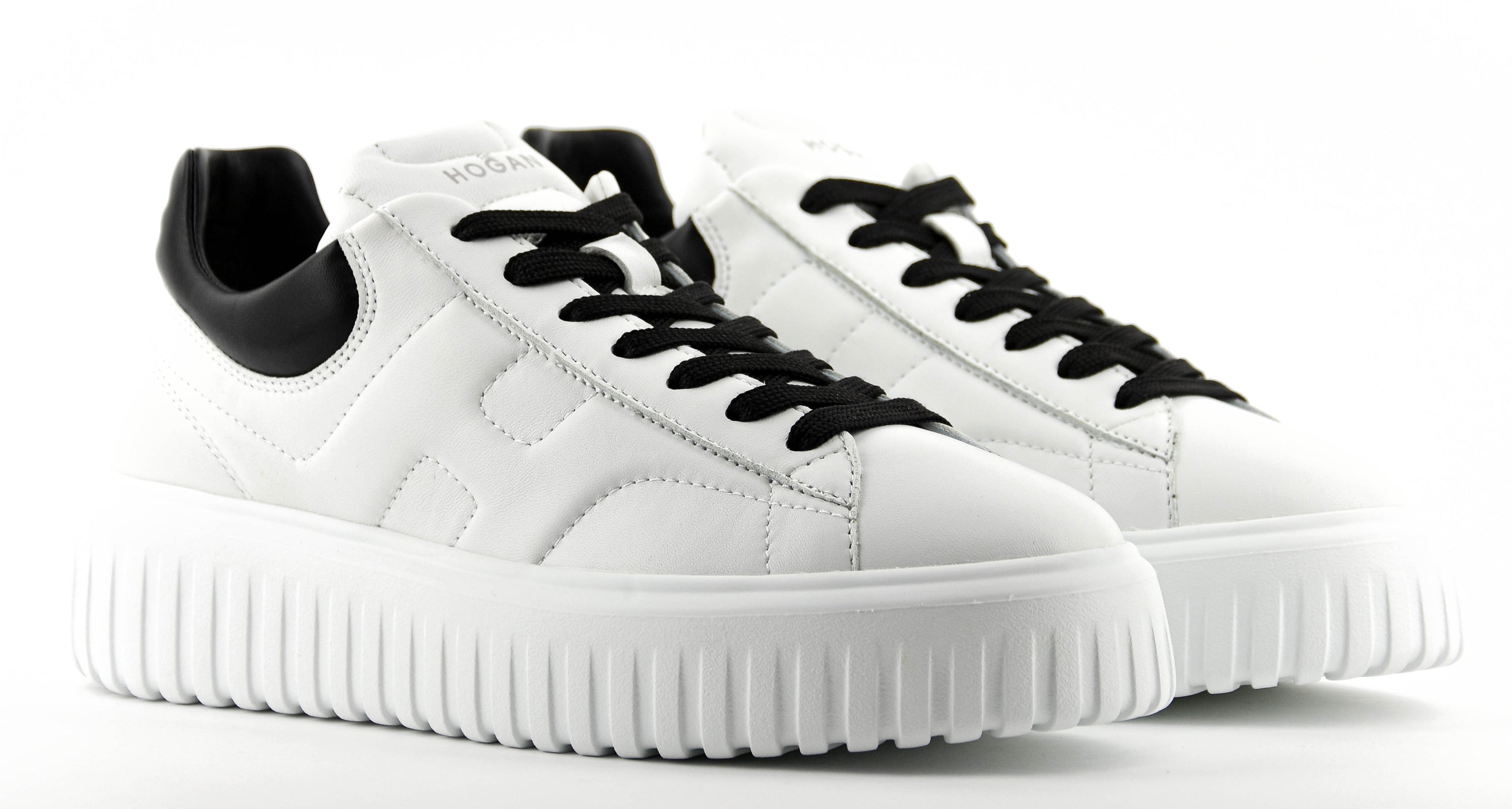 HOGAN H-STRIPES WHITE LEATHER
