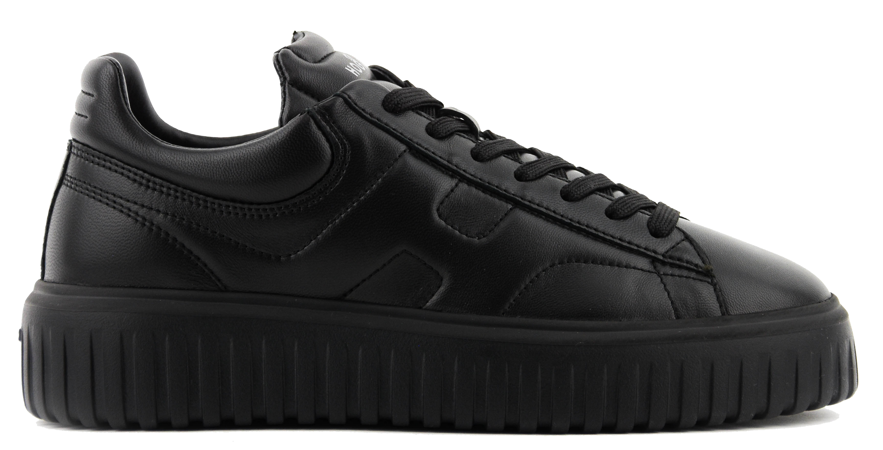 HOGAN H-STRIPES BLACK LEATHER