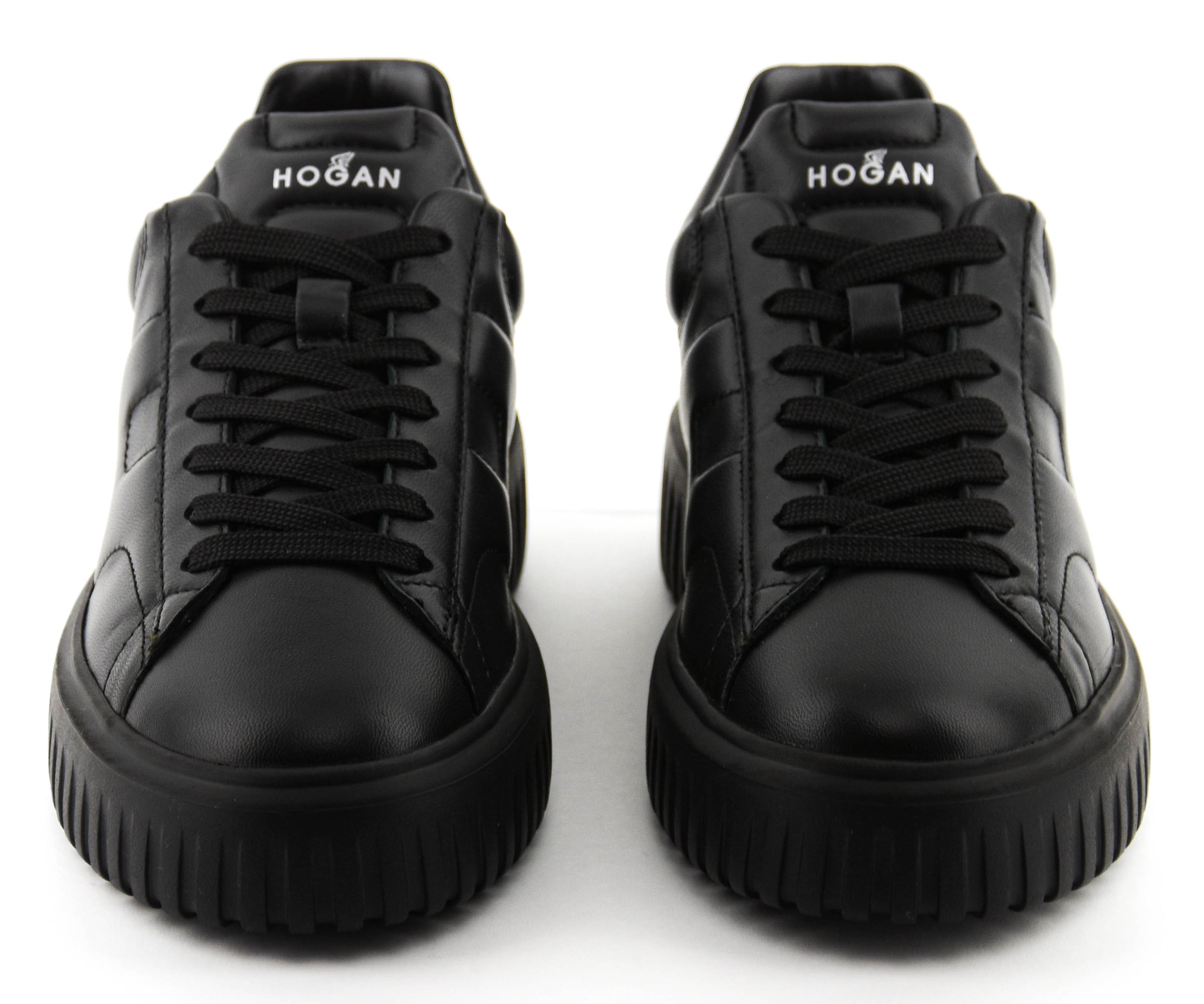 HOGAN H-STRIPES BLACK LEATHER