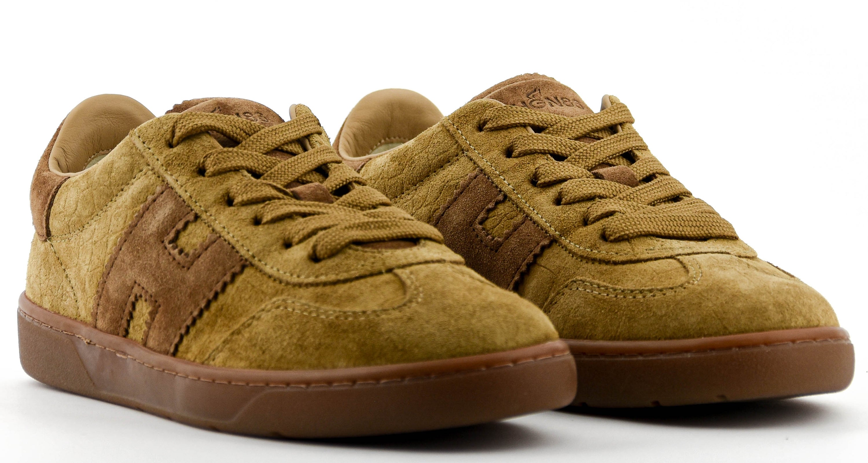 HOGAN COOL SNEAKER BROWN CROC SUEDE