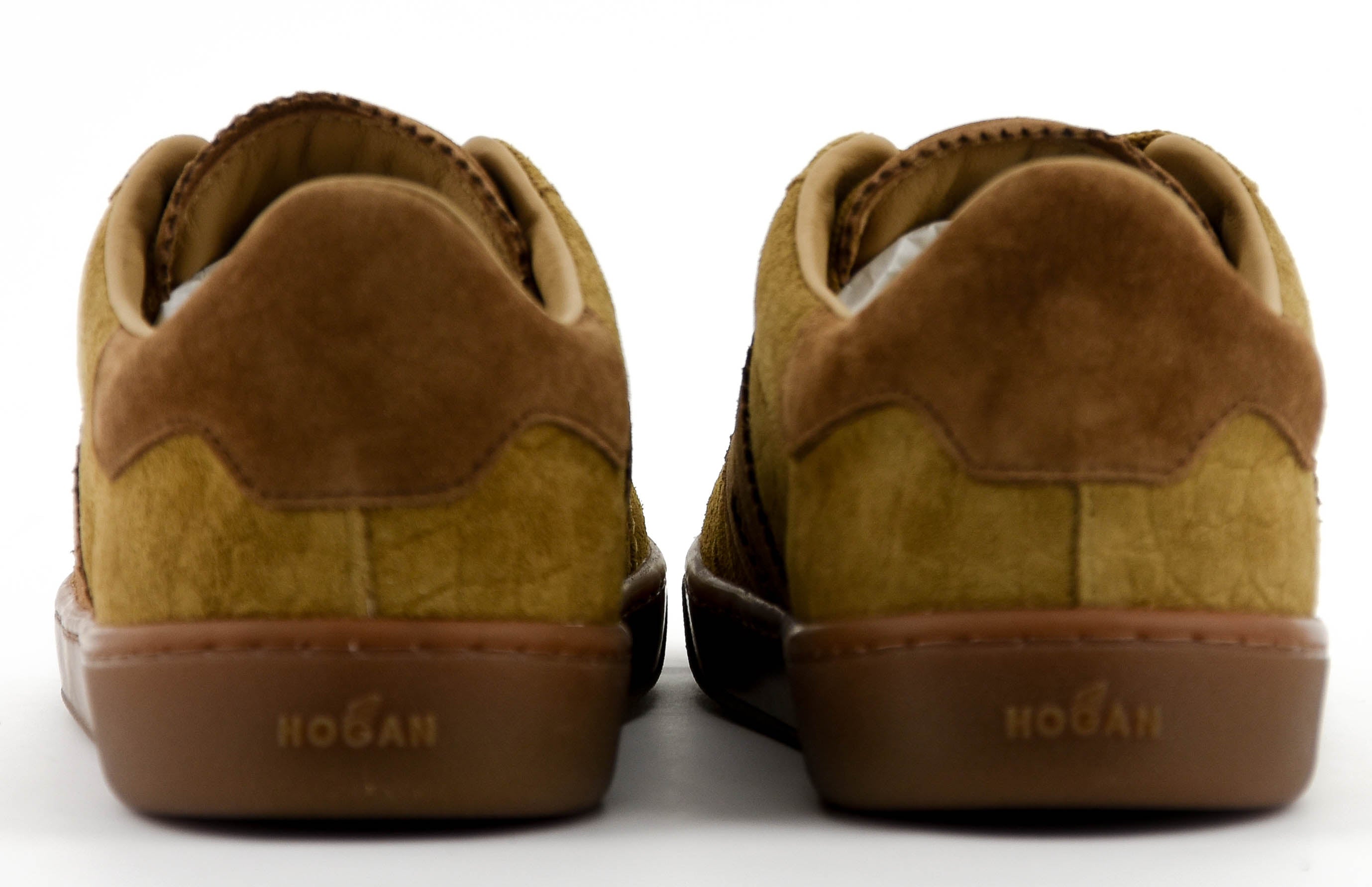 HOGAN COOL SNEAKER BROWN CROC SUEDE