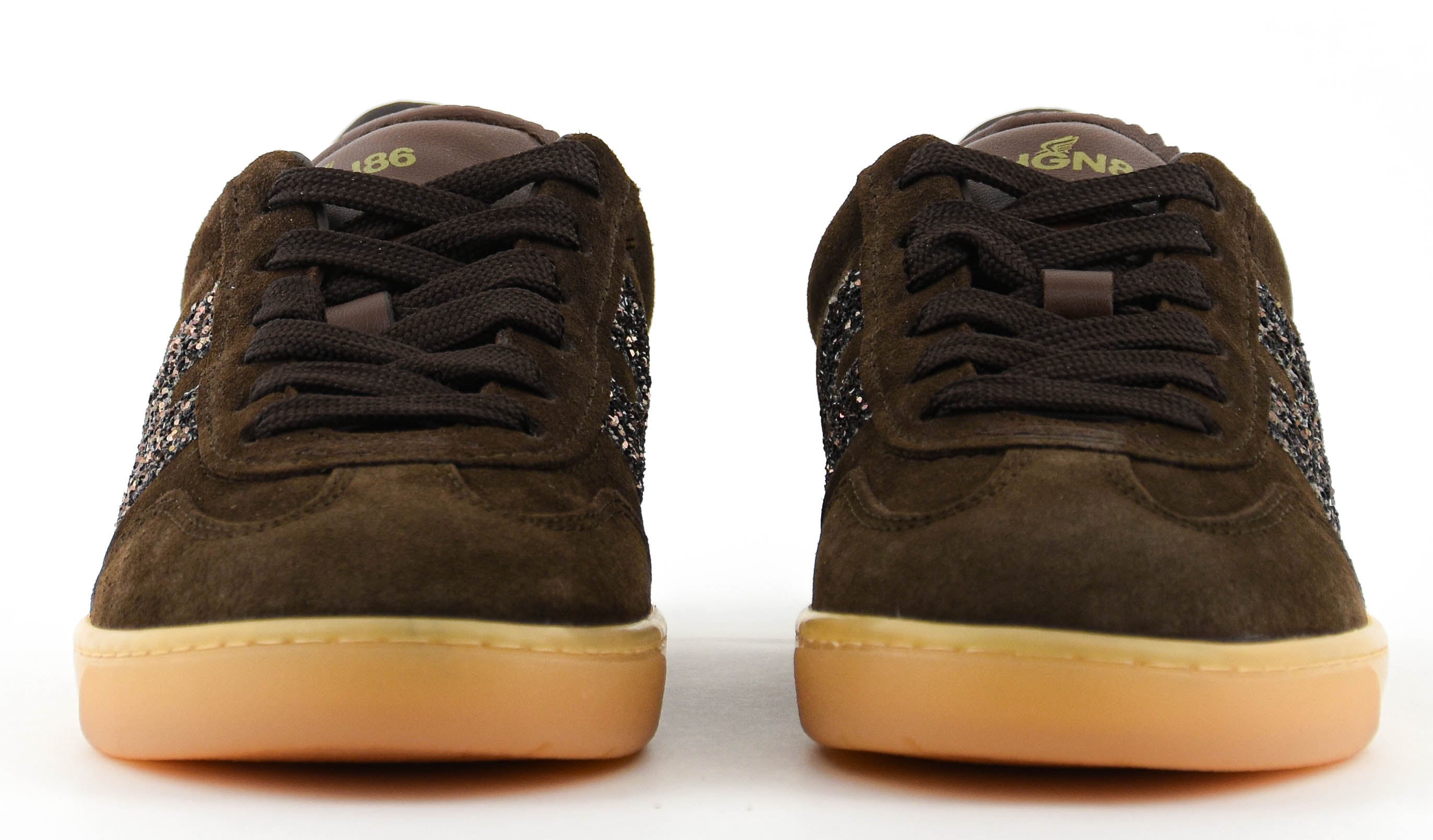 HOGAN COOL SNEAKER BROWN GLITTER