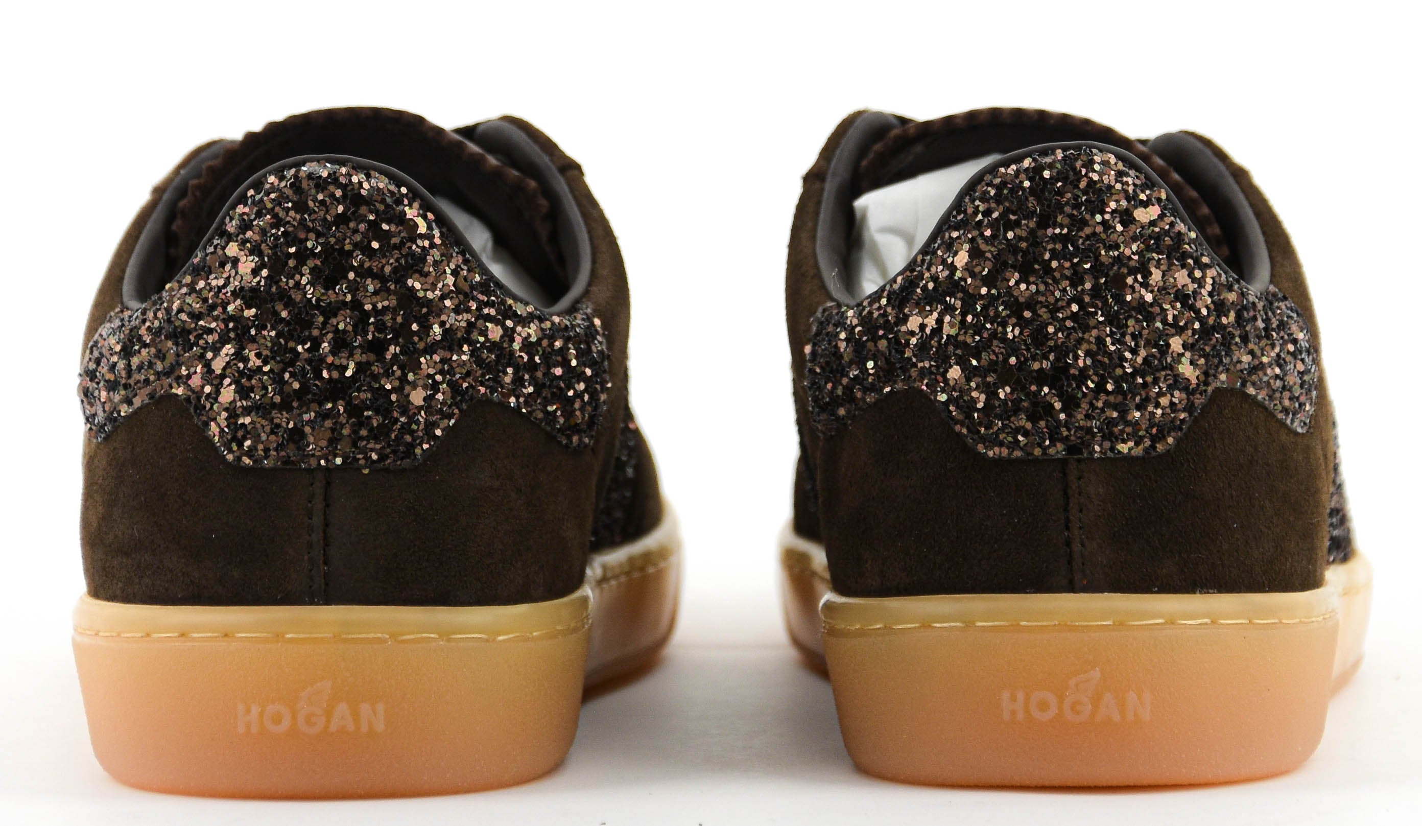 HOGAN COOL SNEAKER BROWN GLITTER