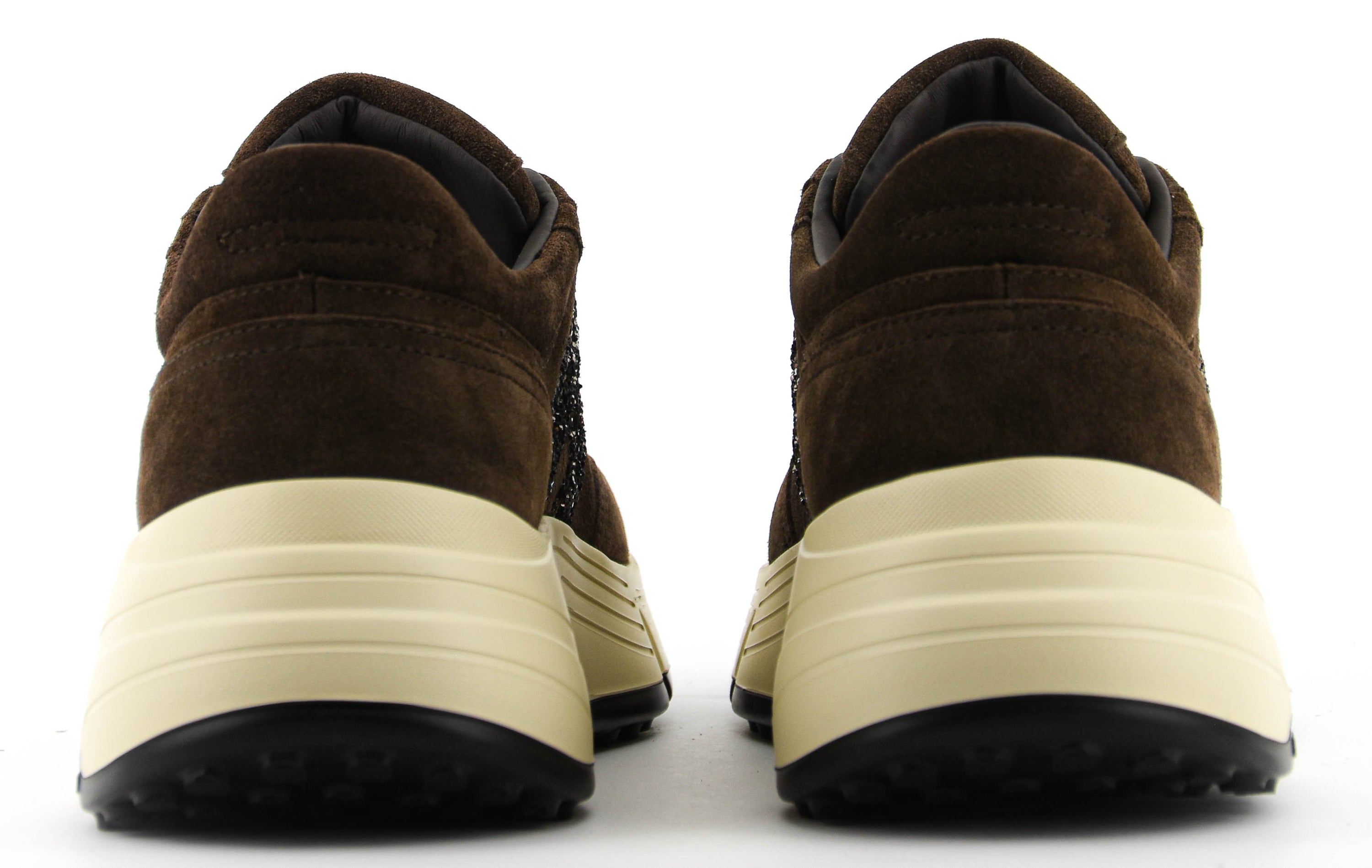 HOGAN H669 RUNNING BROWN SUEDE