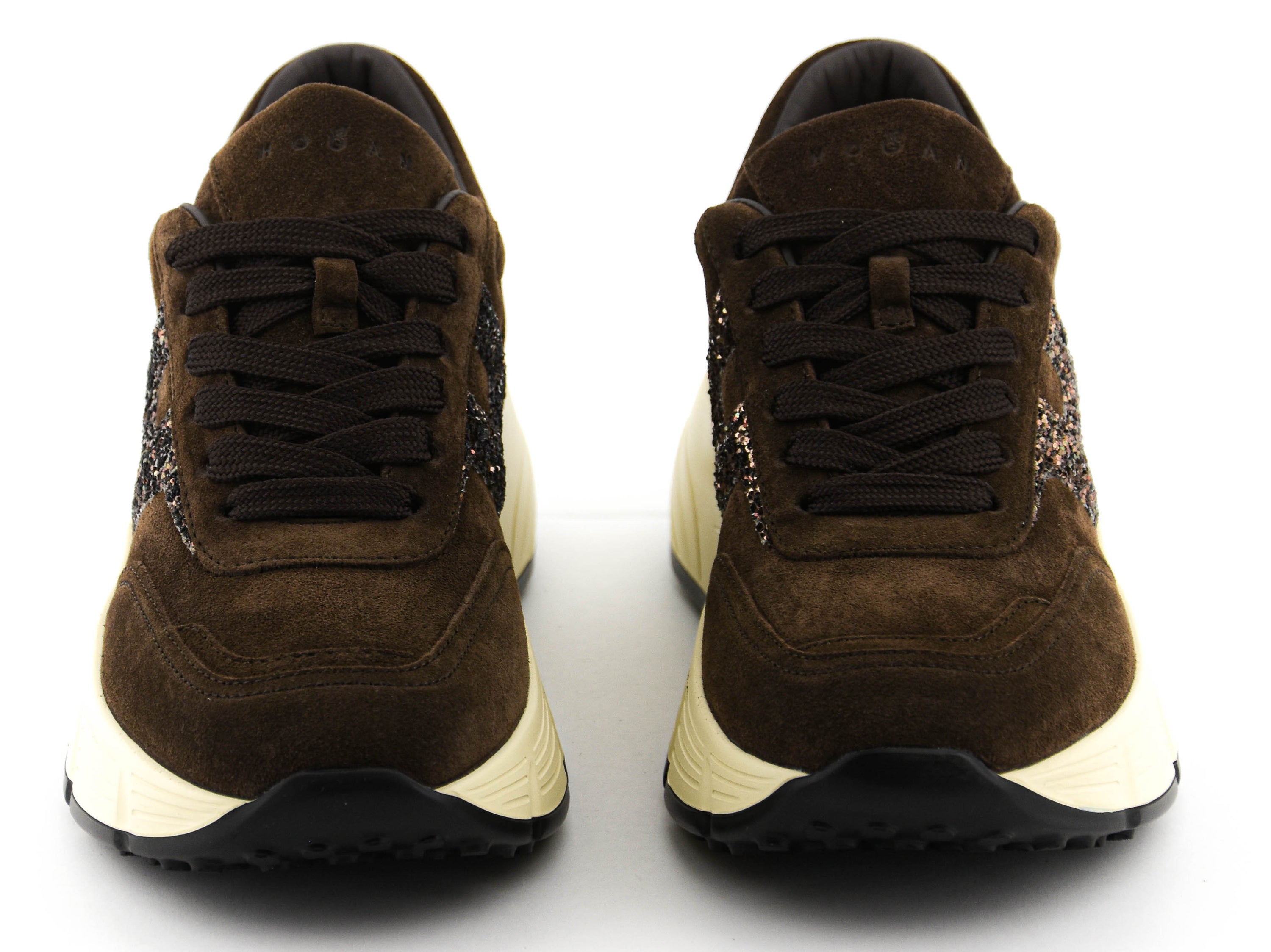 HOGAN H669 RUNNING BROWN SUEDE