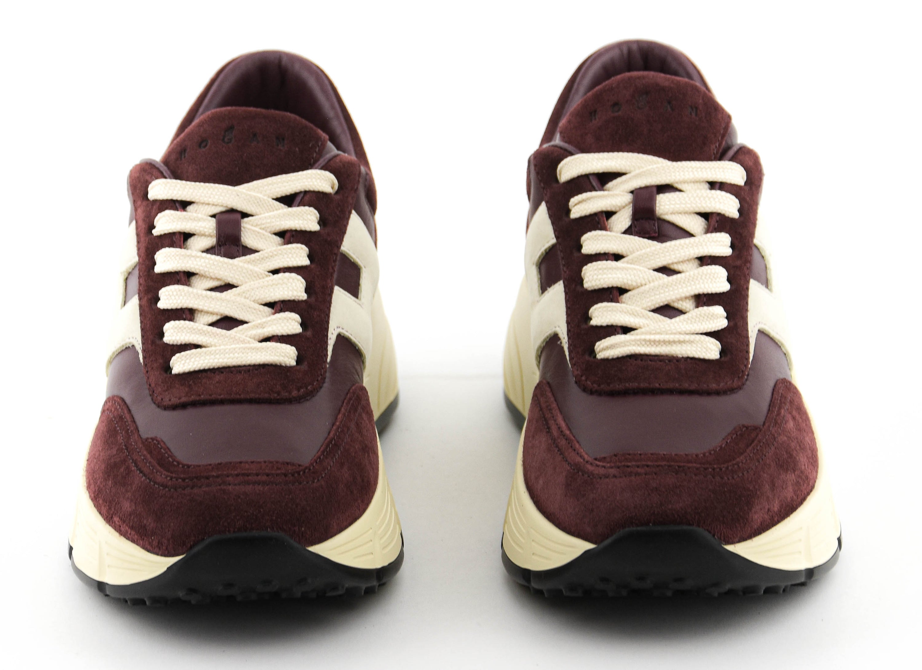HOGAN H669 RUNNING BORDO LEATHER