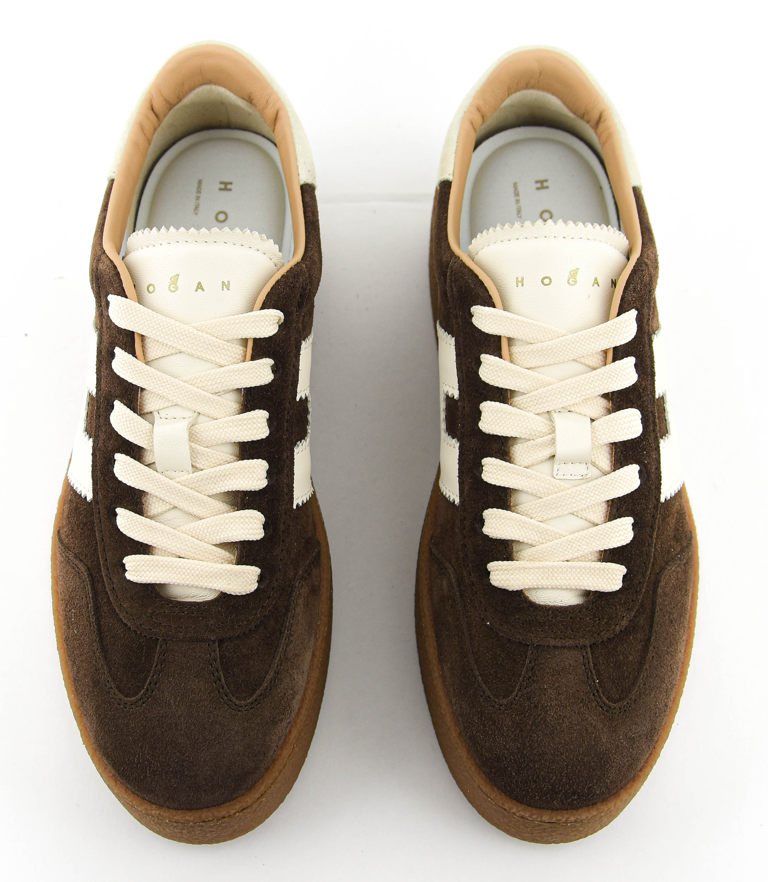 HOGAN PLATFORM SNEAKER BROWN SUEDE