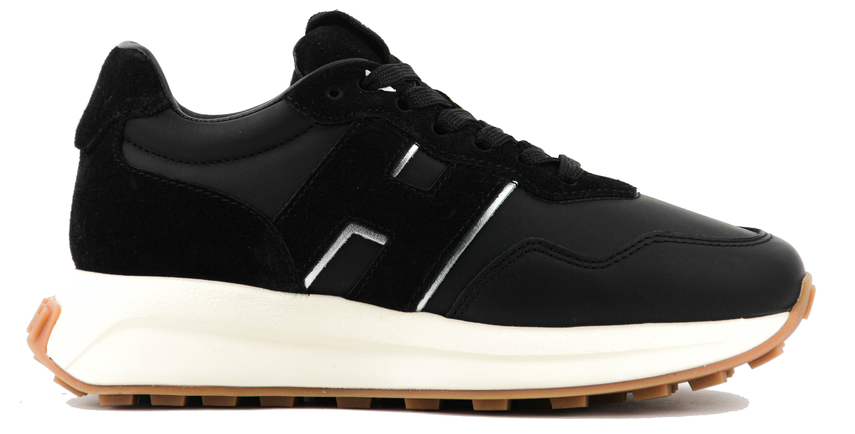 HOGAN H641 RUNNING BLACK LEATHER