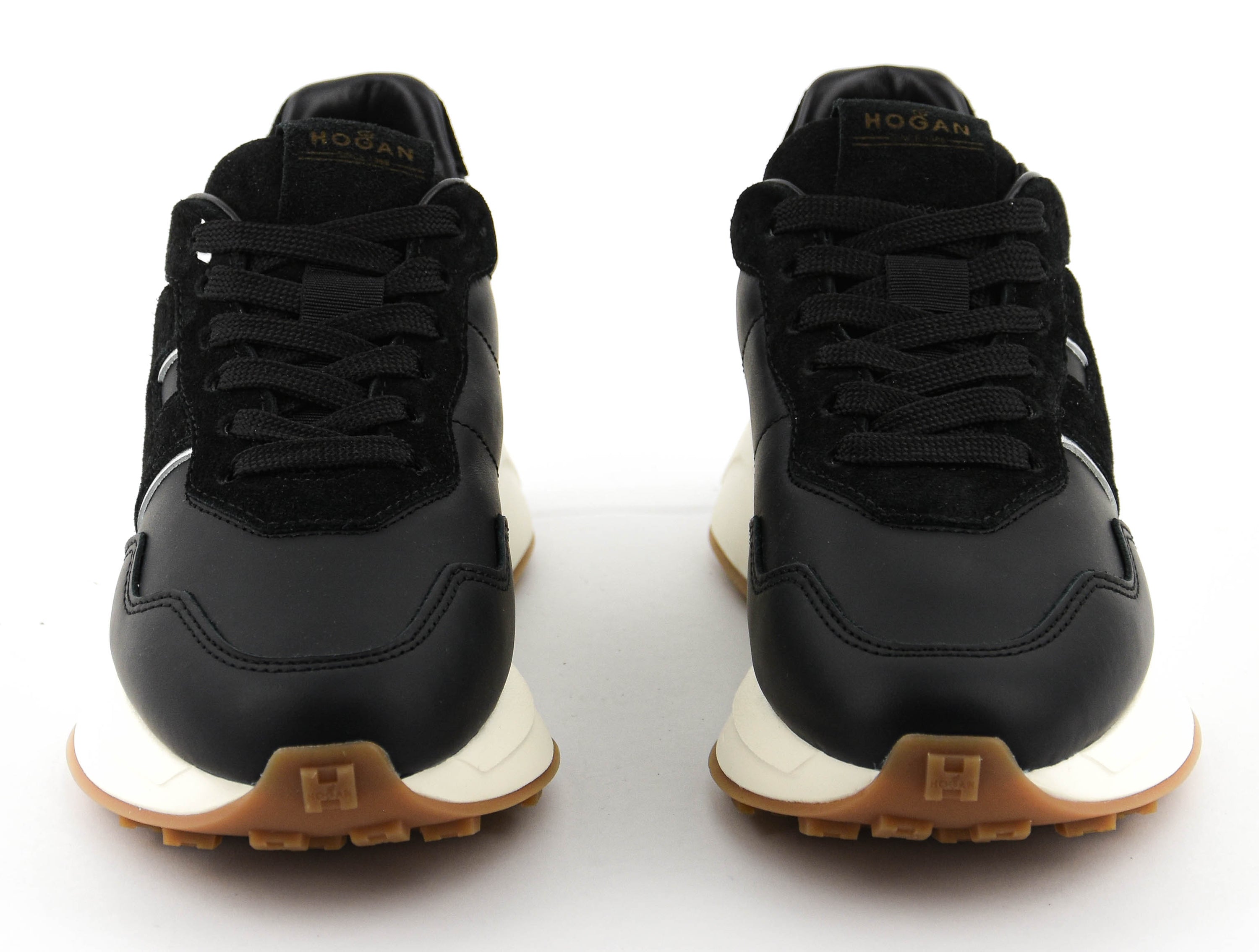 HOGAN H641 RUNNING BLACK LEATHER